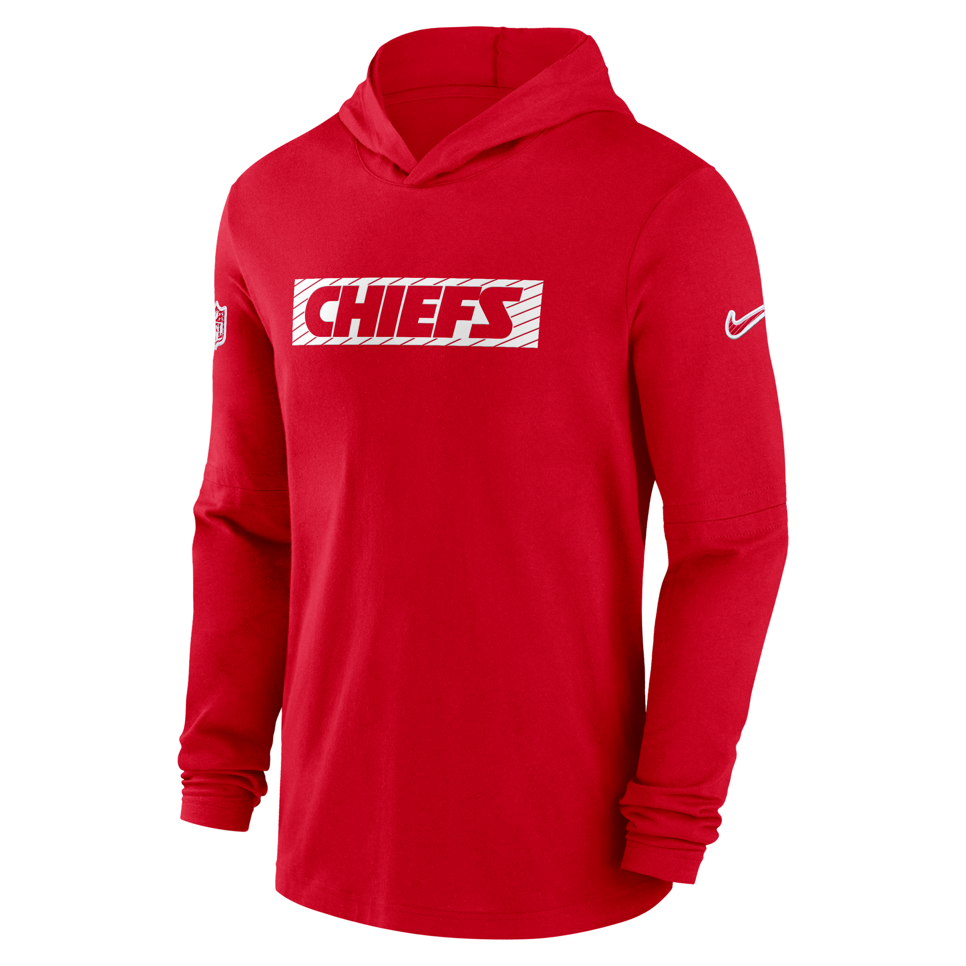 Kansas City Chiefs Sideline Men's Nike Dri-FIT NFL Long-Sleeve Hooded Top