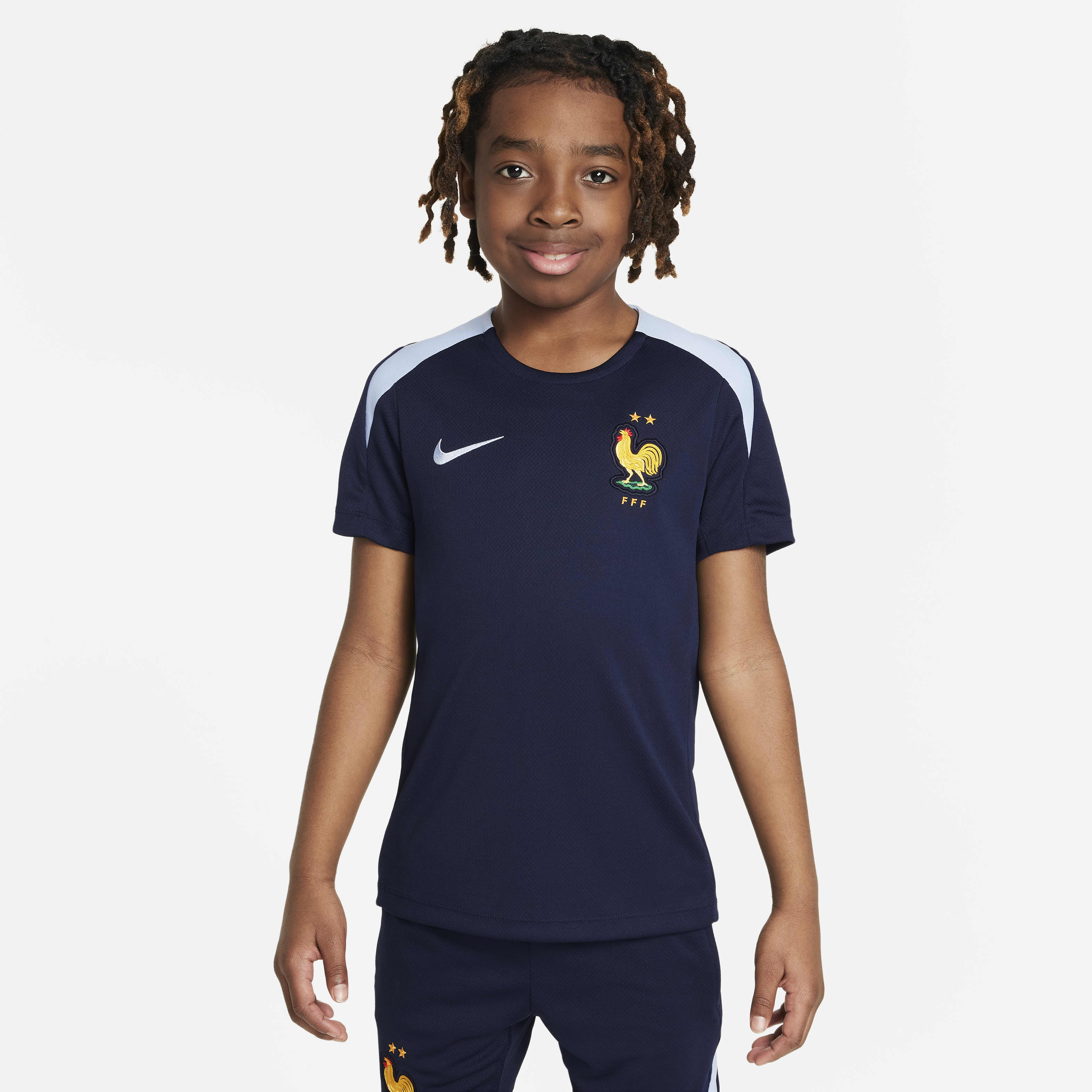 FFF Strike Big Kids' Nike Dri-FIT Soccer Short-Sleeve Knit Top