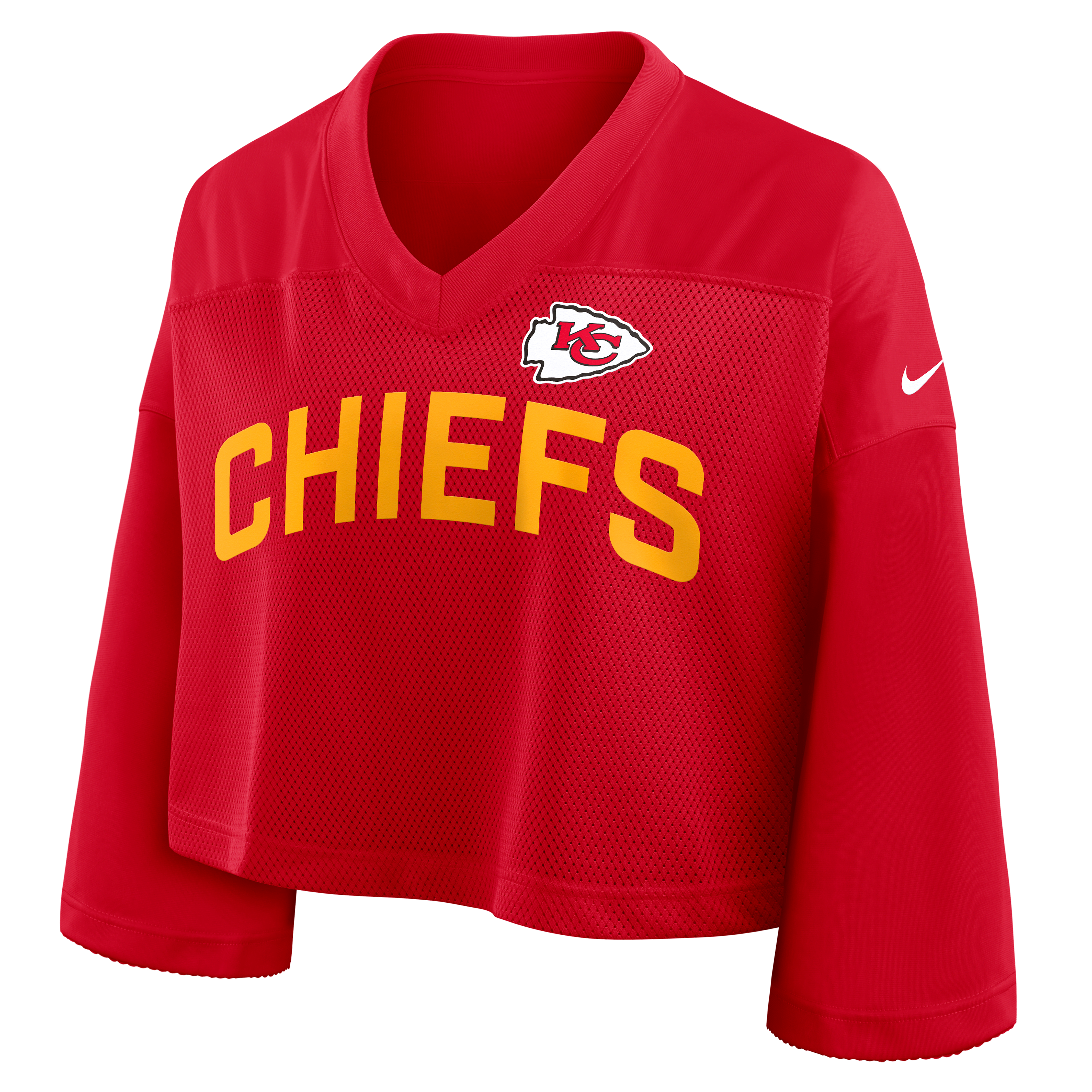 Kansas City Chiefs Wide Receiver Jersey Fashion Women's Nike Dri-FIT NFL Cropped Top