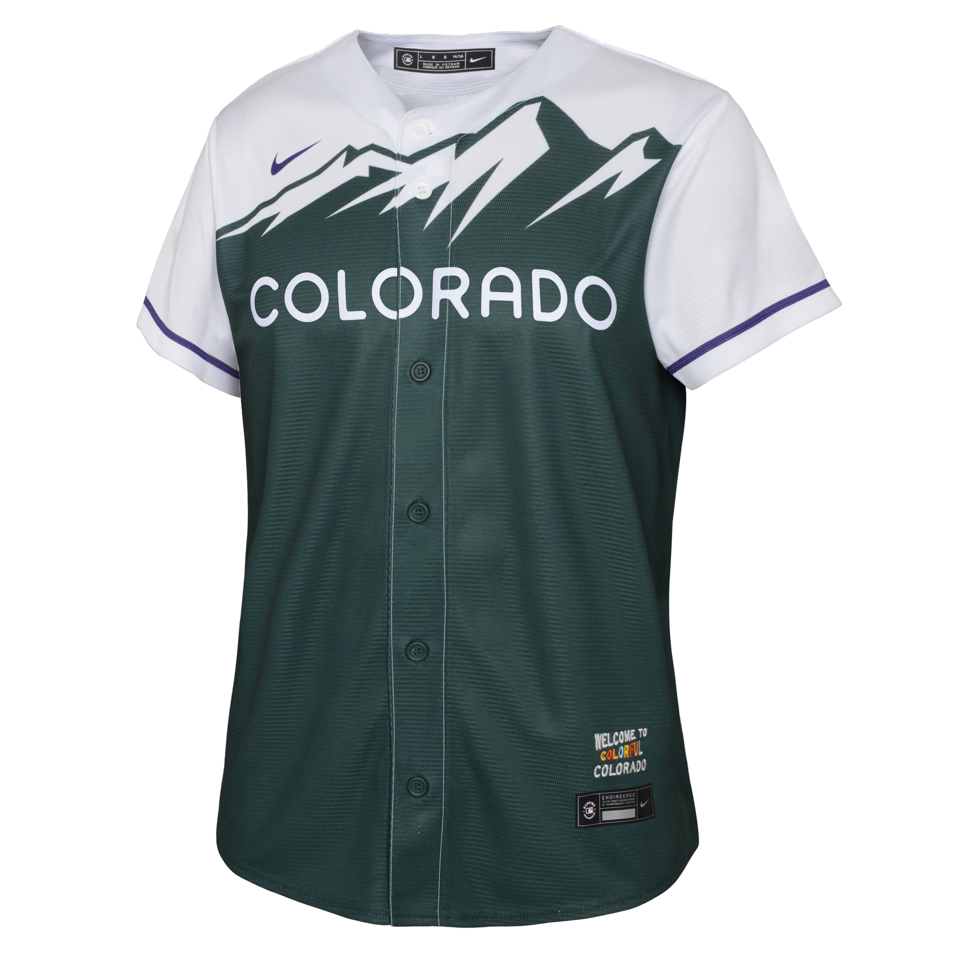 Colorado Rockies City Connect Big Kids' Nike MLB Replica Jersey