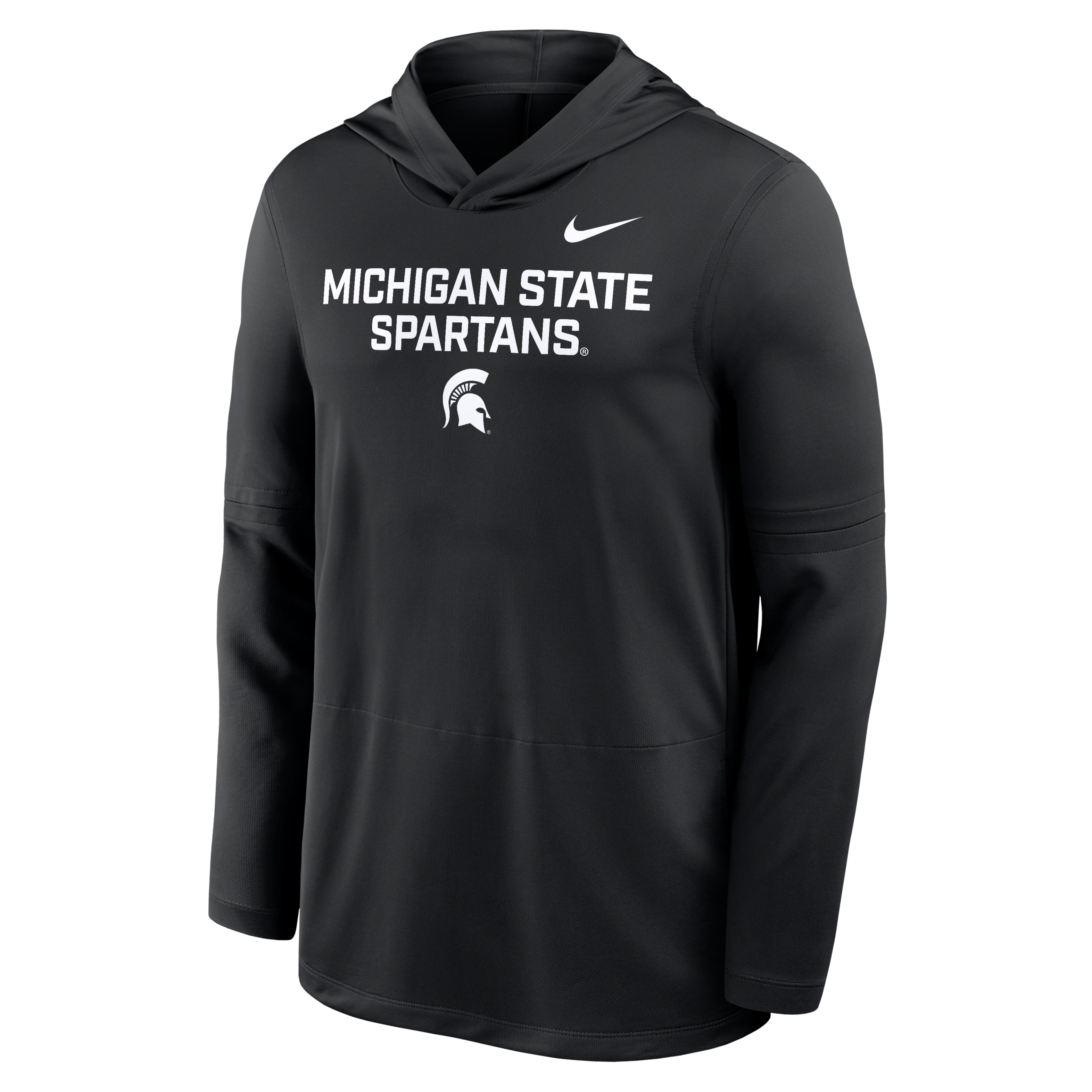 Michigan State Sideline Men's Nike Dri-FIT College Long-Sleeve Hooded Top