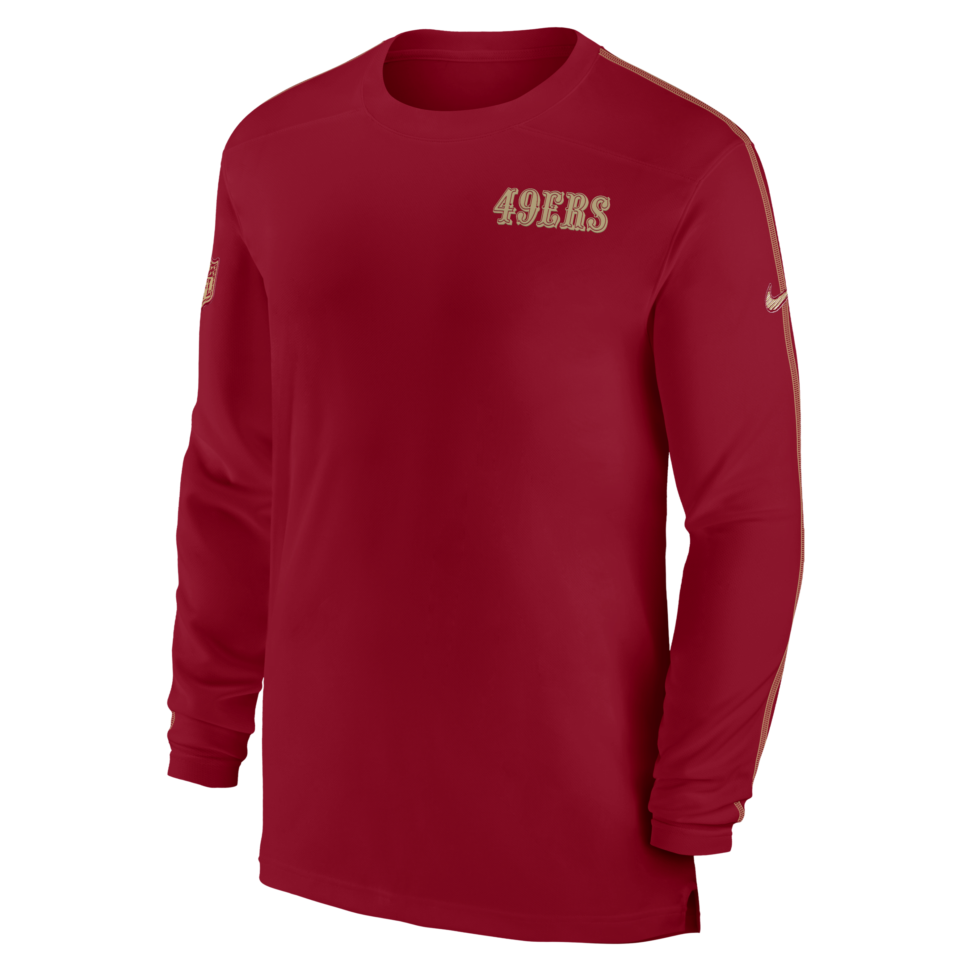 San Francisco 49ers Sideline Coach Men's Nike Dri-FIT NFL Long-Sleeve Top