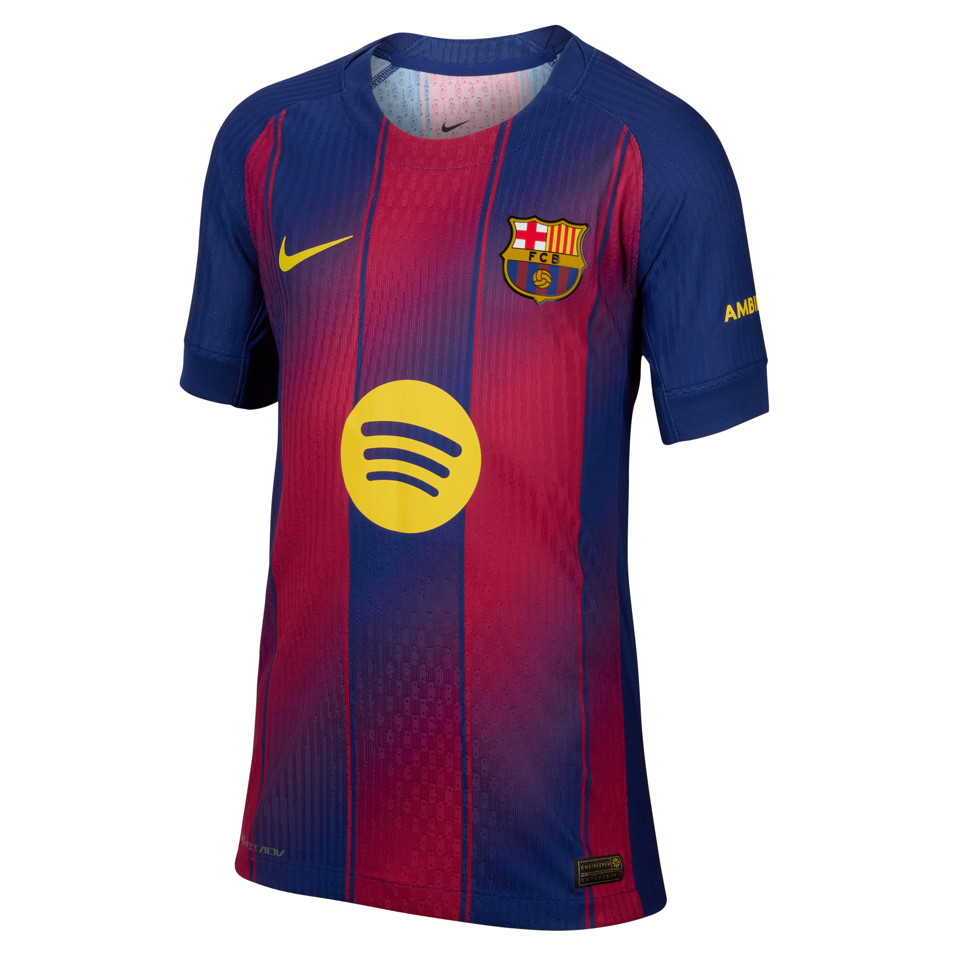 FC Barcelona 2025/26 Match Home Big Kids' Nike Dri-FIT ADV Soccer Authentic Jersey