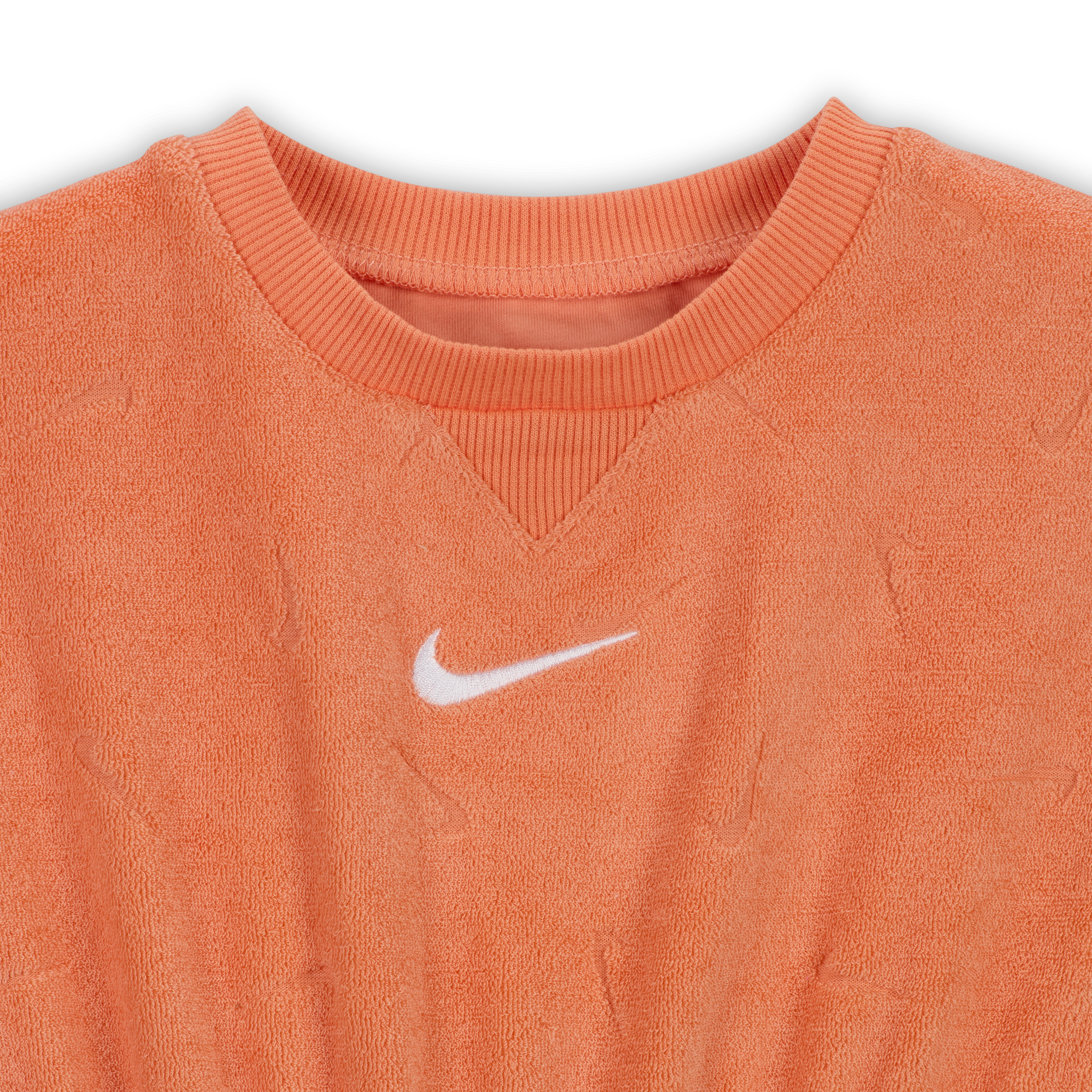 Nike Essentials Baby (12-24M) Jacquard Towel Terry Romper