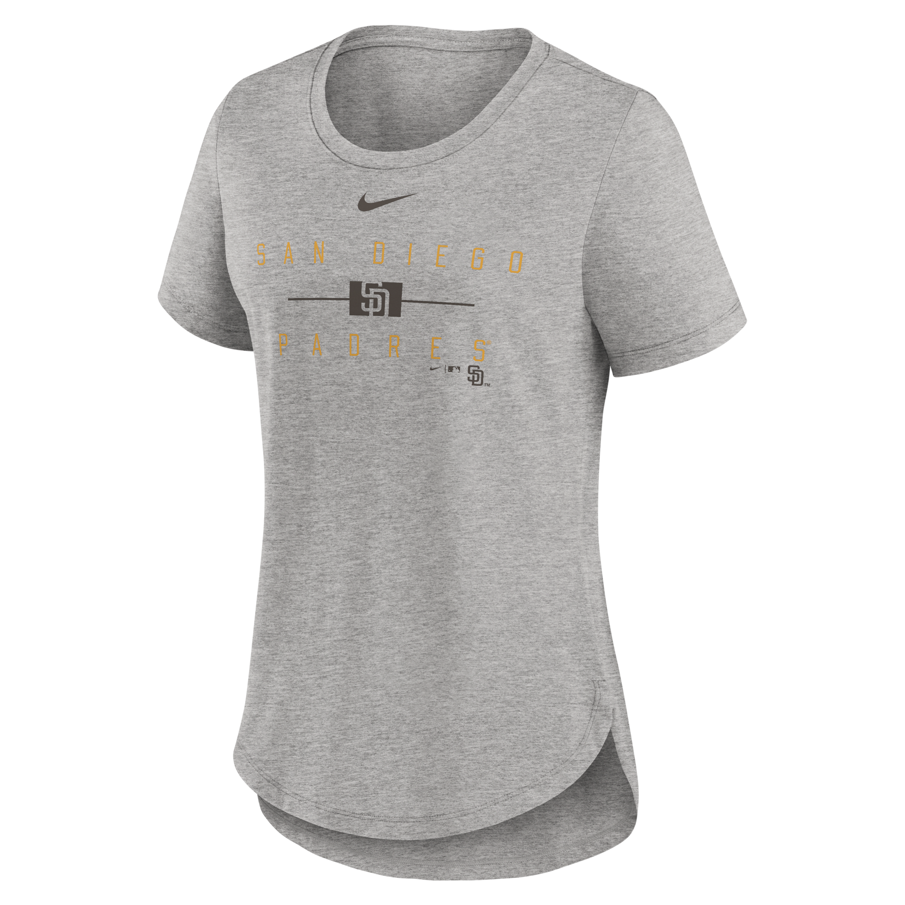 San Diego Padres Knockout Team Stack Women's Nike MLB T-Shirt