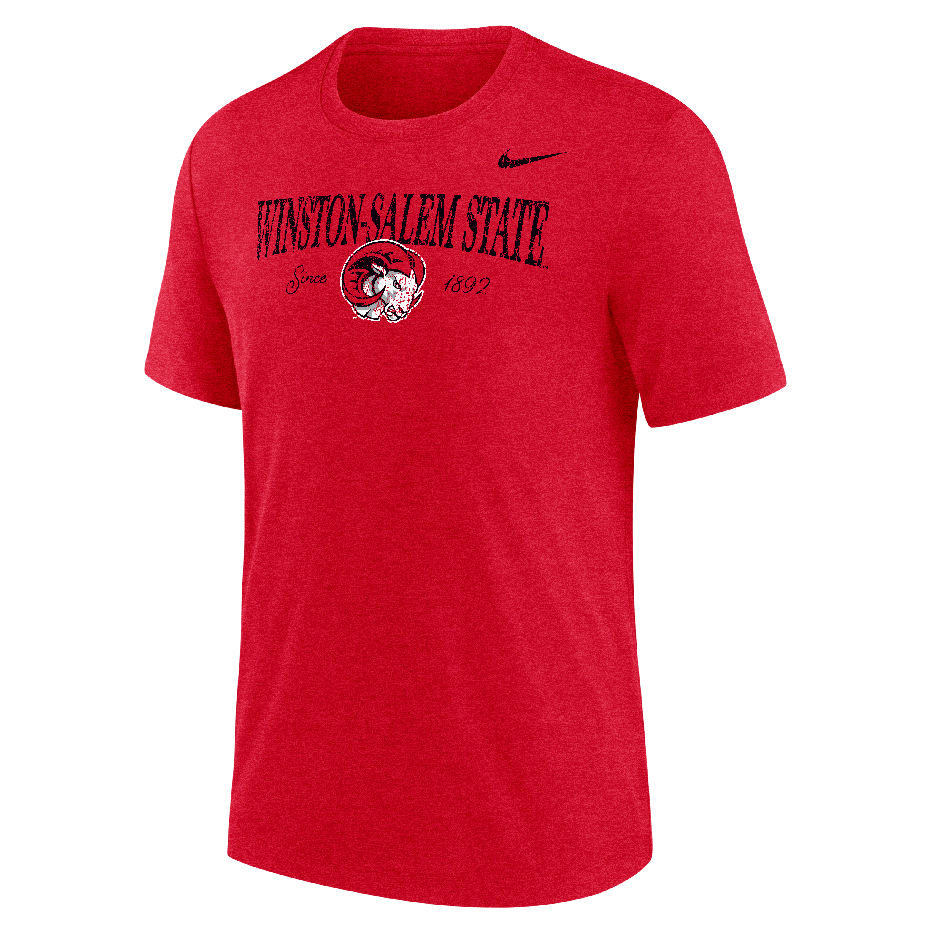 Nike College (Winston-Salem State) Men's Tri-Blend Short-Sleeve T-Shirt