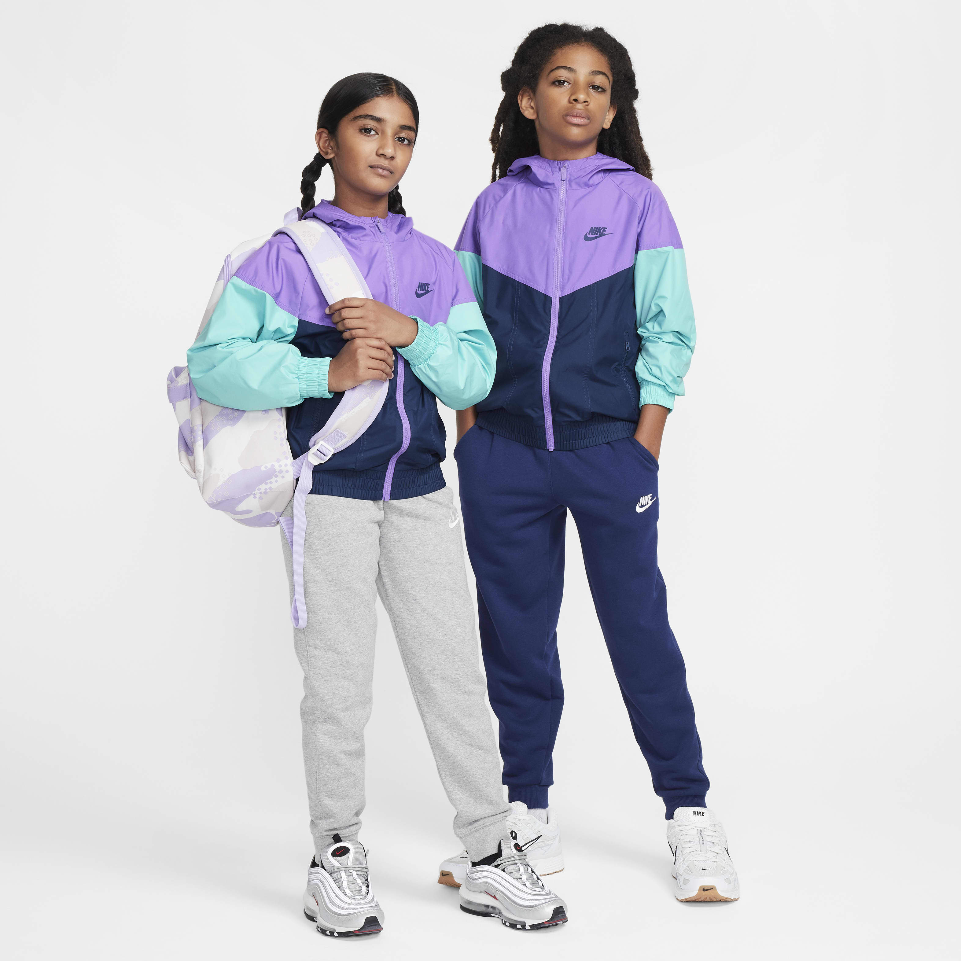 Nike Sportswear Windrunner Big Kids' Hooded Repel Jacket