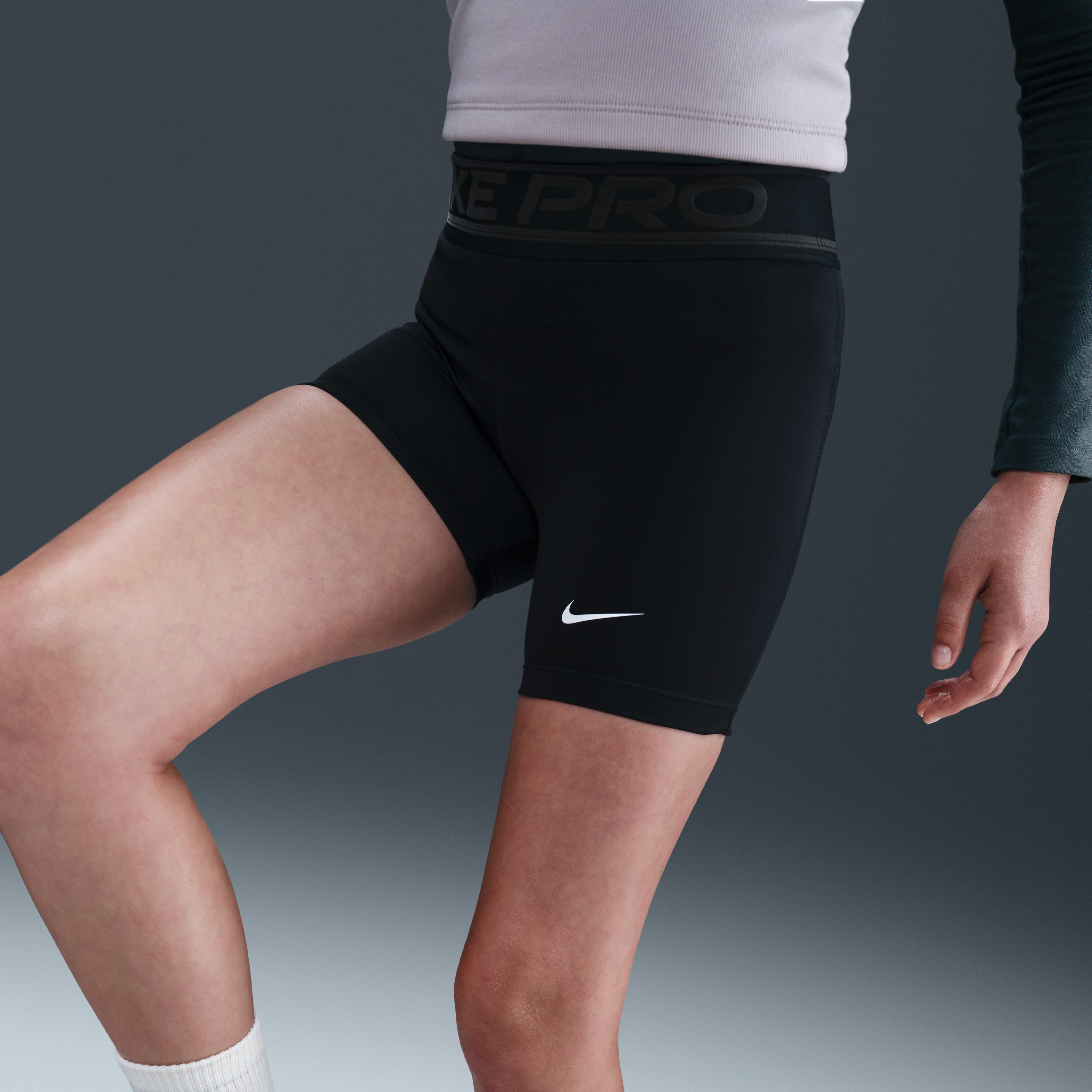 Nike Pro Big Kids' (Girls') Dri-FIT 3" Shorts