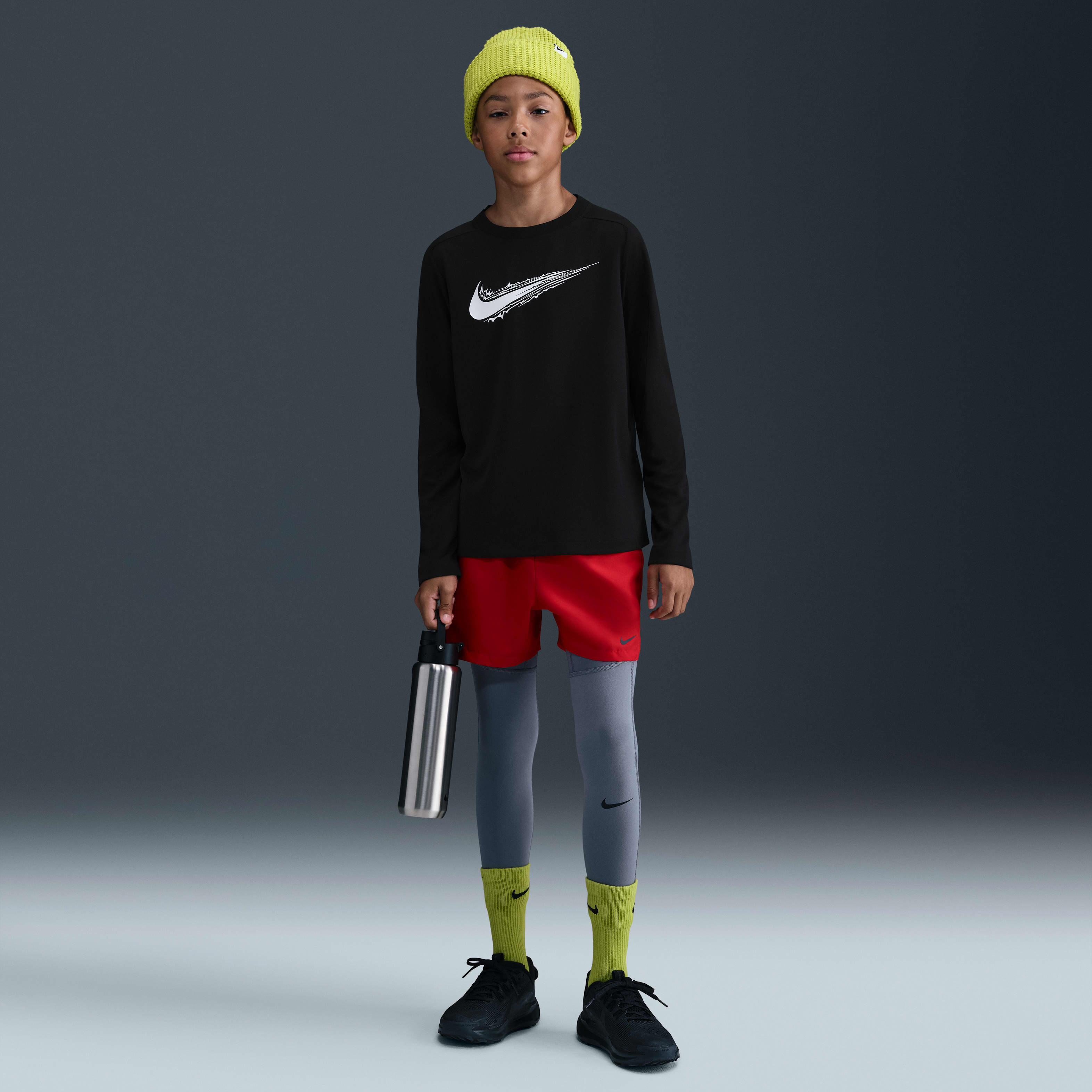 Nike Multi Big Kids' (Boys') Dri-FIT Long-Sleeve Top