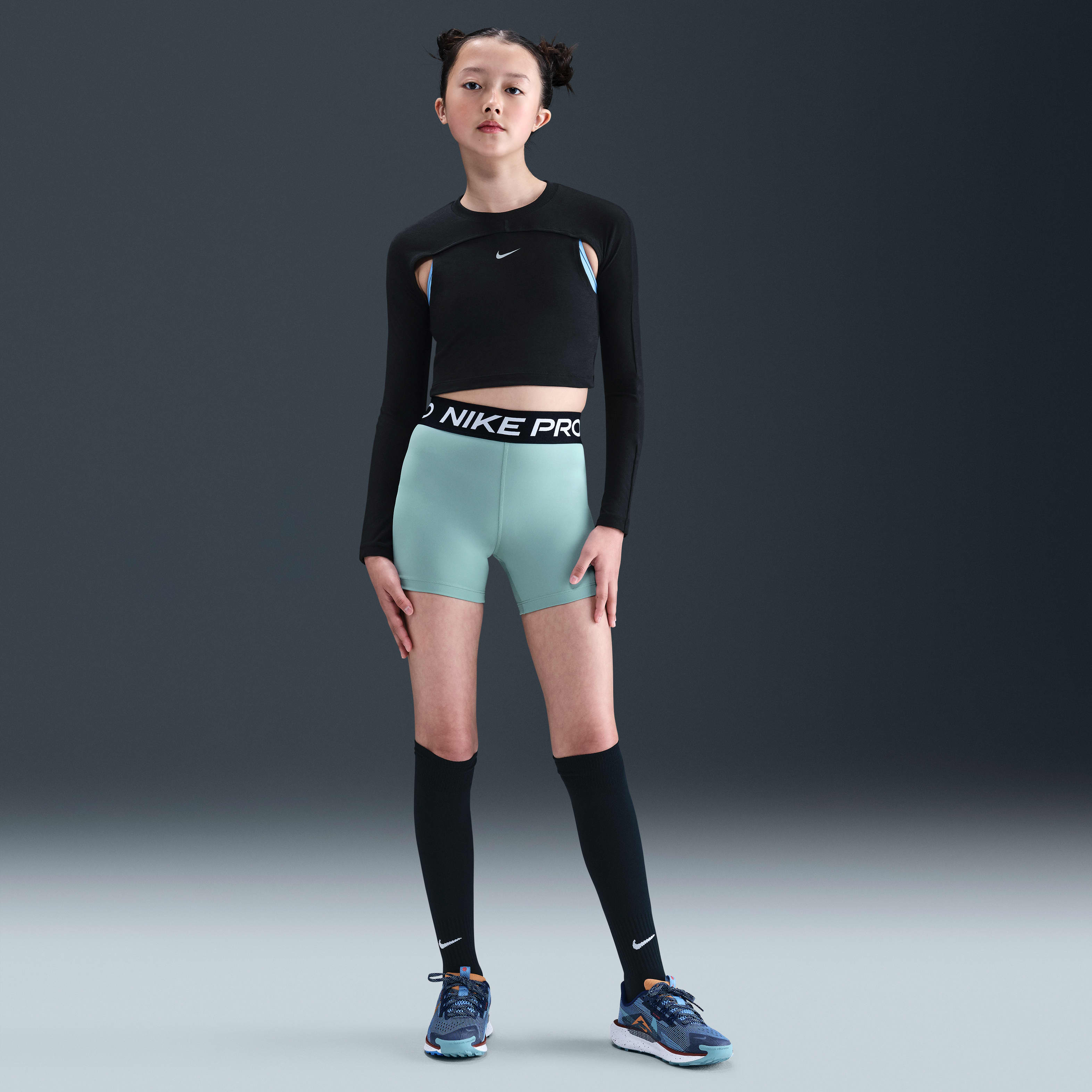 Nike Pro Girls' Dri-FIT 3" Shorts