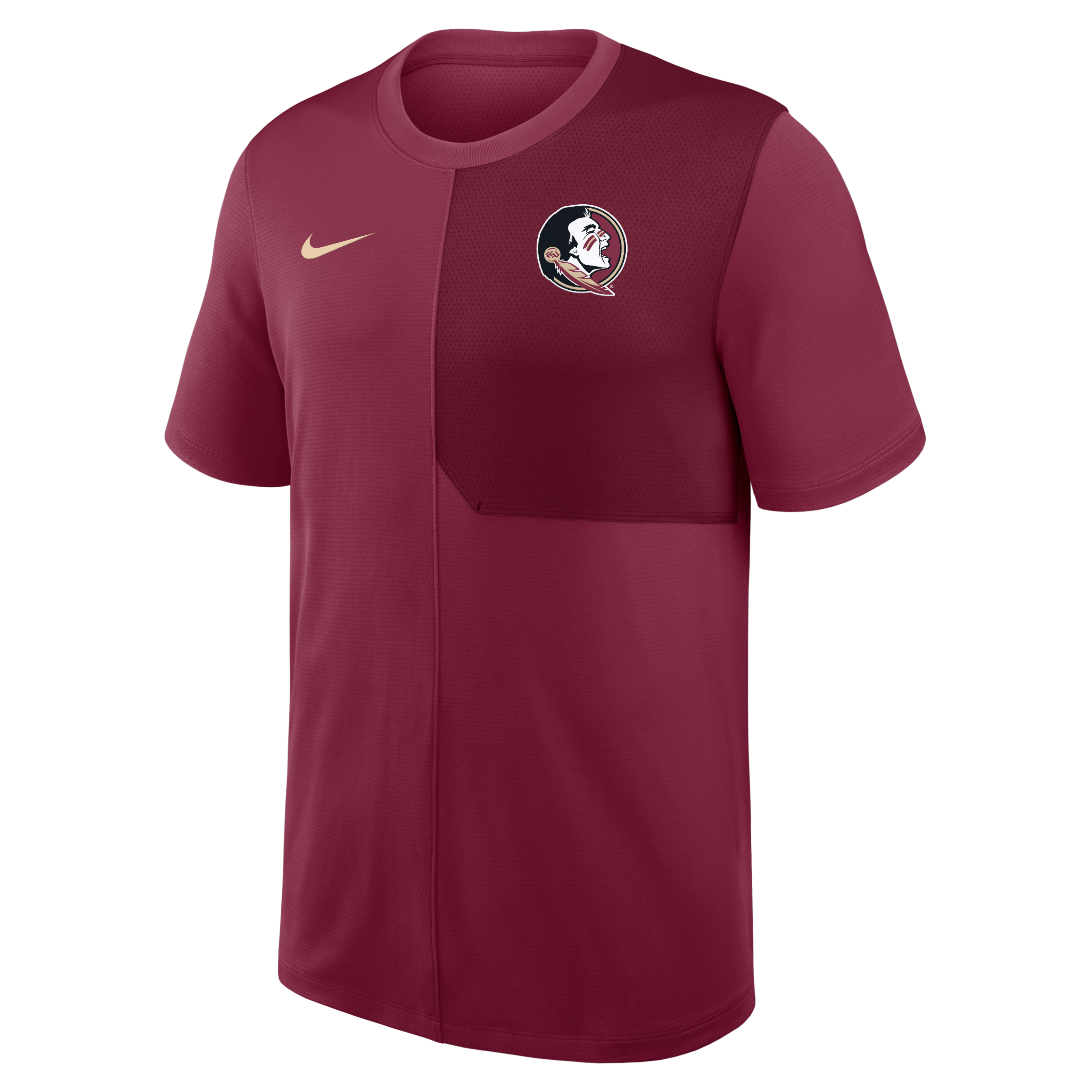 Florida State Sideline Coach Men's Nike Dri-FIT College Top