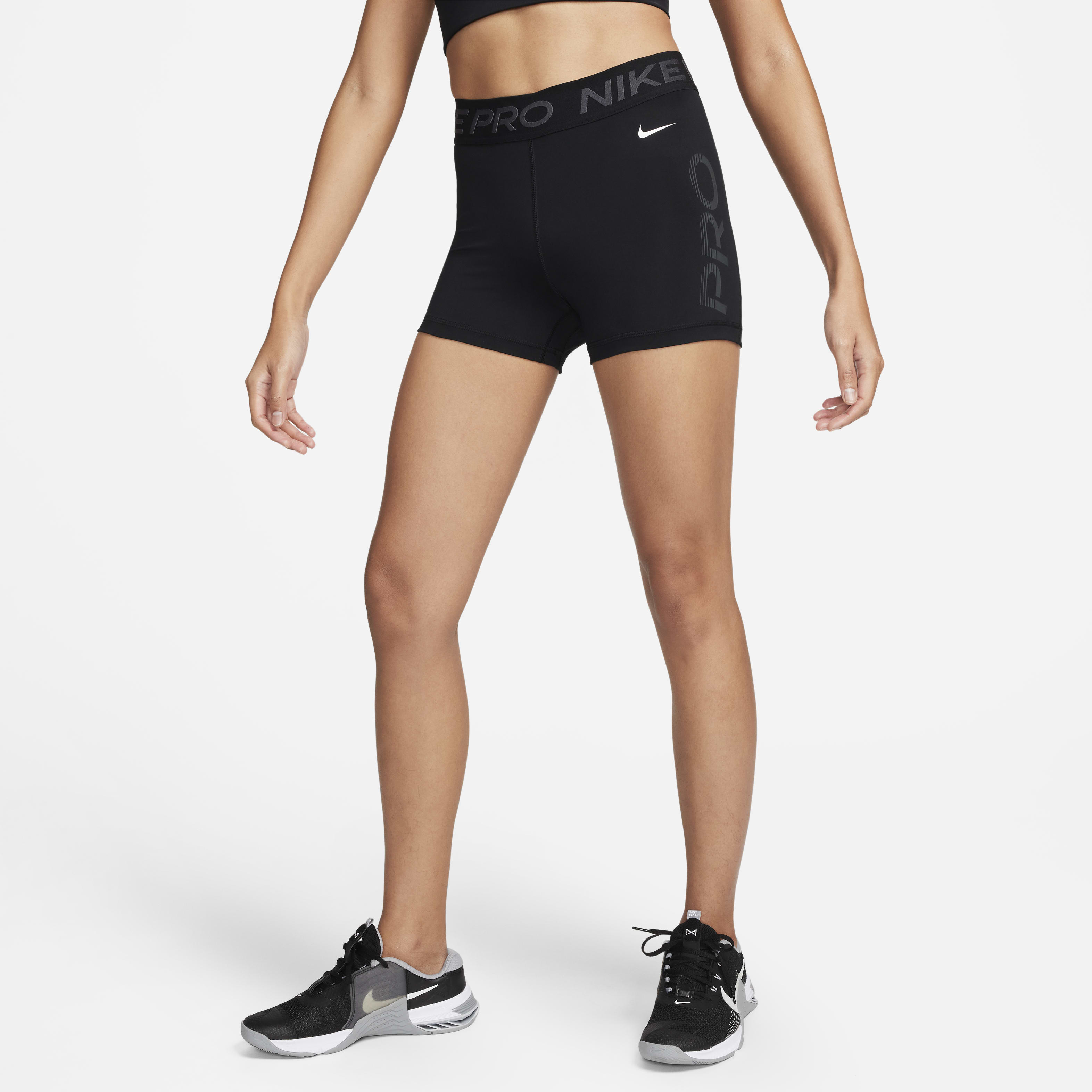 Nike Pro Women's Mid-Rise 3" Graphic Shorts