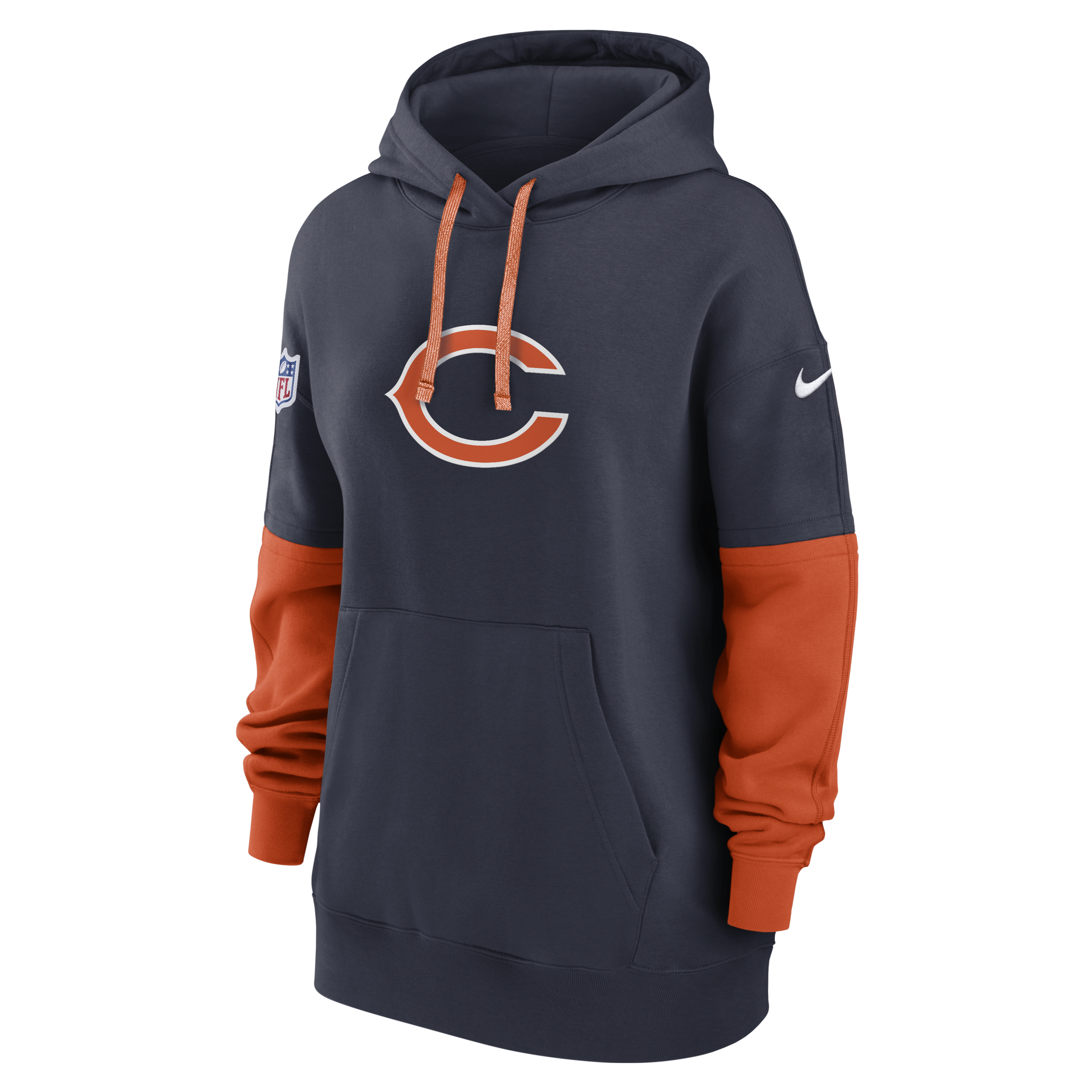 Chicago Bears Sideline Essential Women's Nike NFL Pullover Hoodie