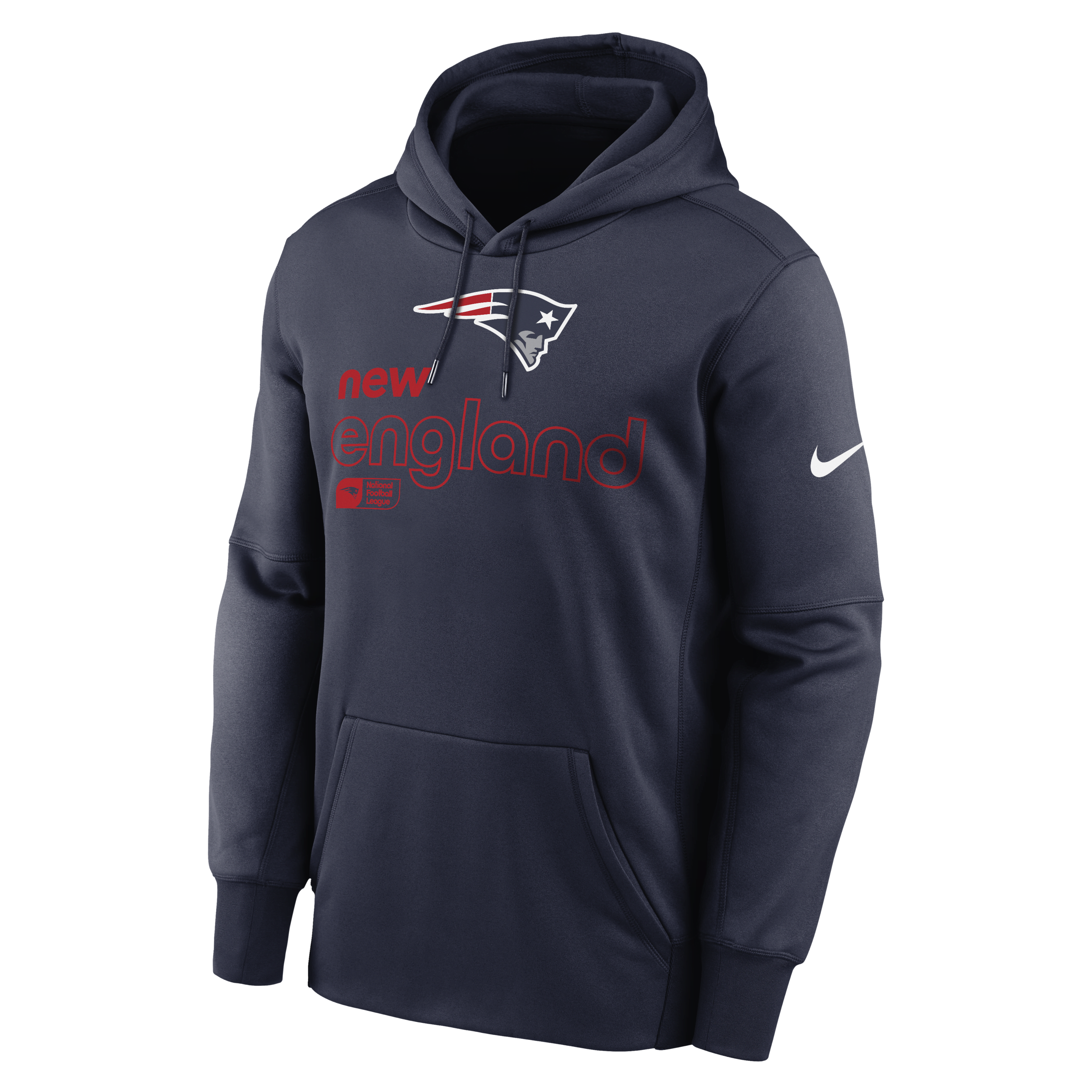 New England Patriots Men’s Nike Therma NFL Pullover Hoodie