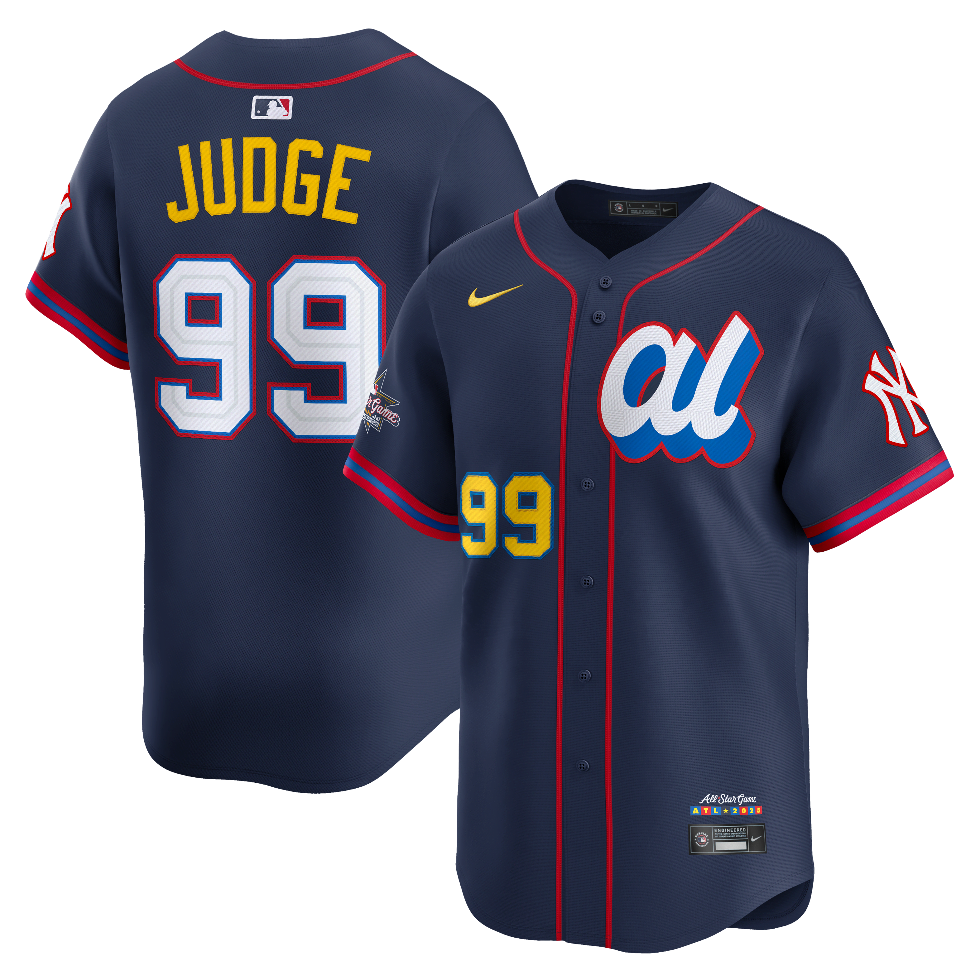 Aaron Judge American League 2025 Home Run Derby Men's Nike Dri-FIT ADV MLB Limited Jersey