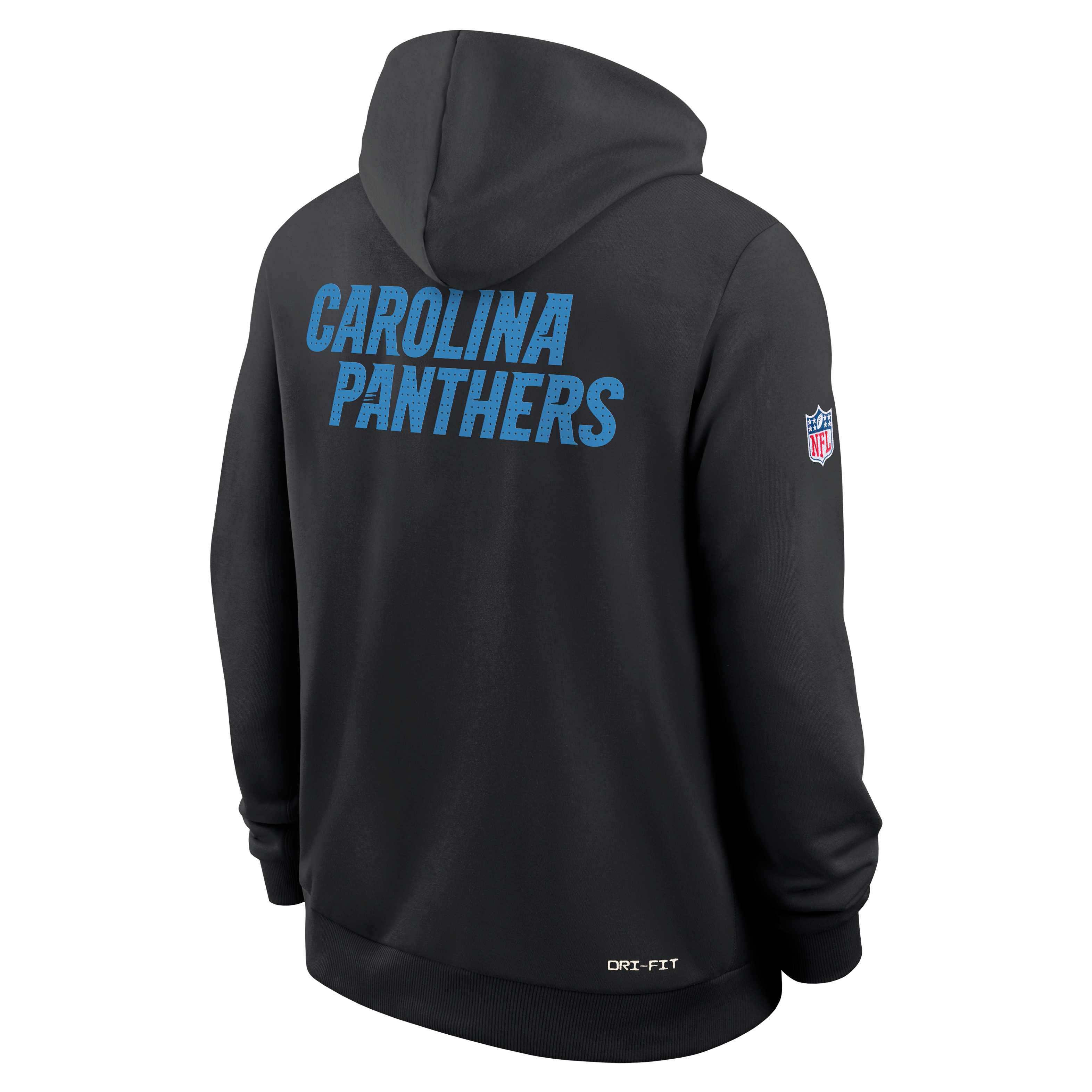Carolina Panthers Initial Home Sideline Men's Nike Dri-FIT NFL Pullover Hoodie