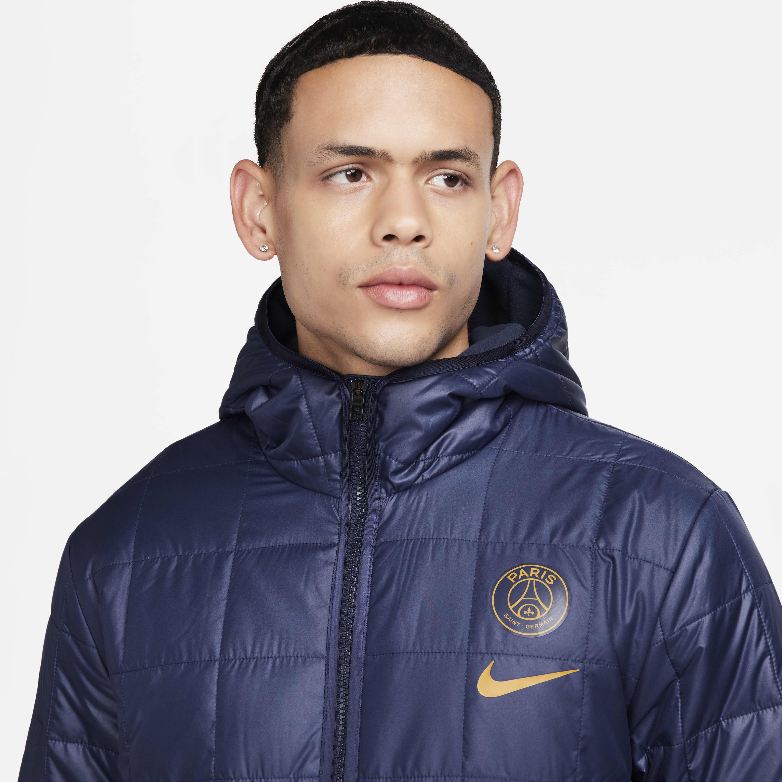 Paris Saint-Germain Men's Nike Fleece-Lined Hooded Jacket