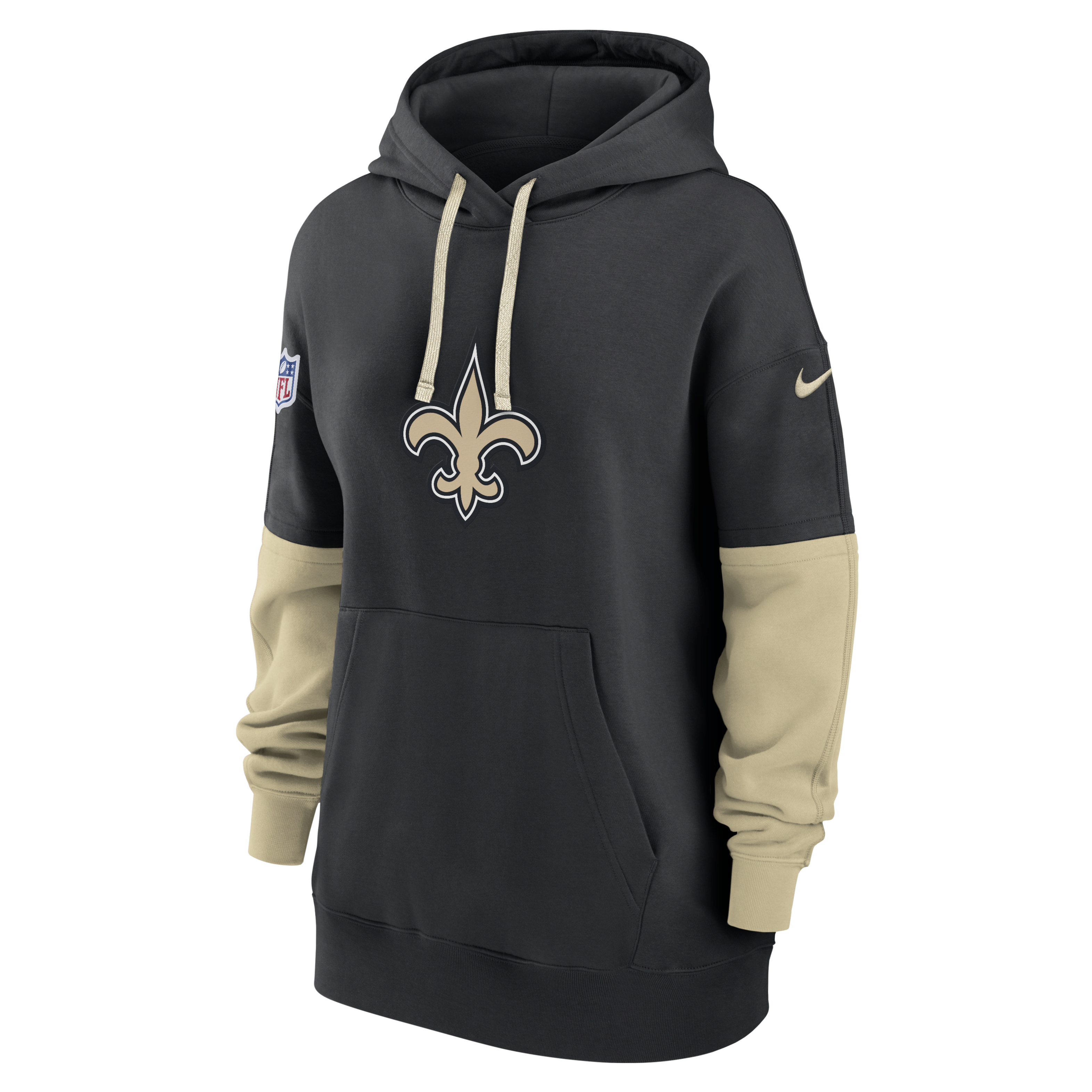 New Orleans Saints Sideline Essential Women's Nike NFL Pullover Hoodie