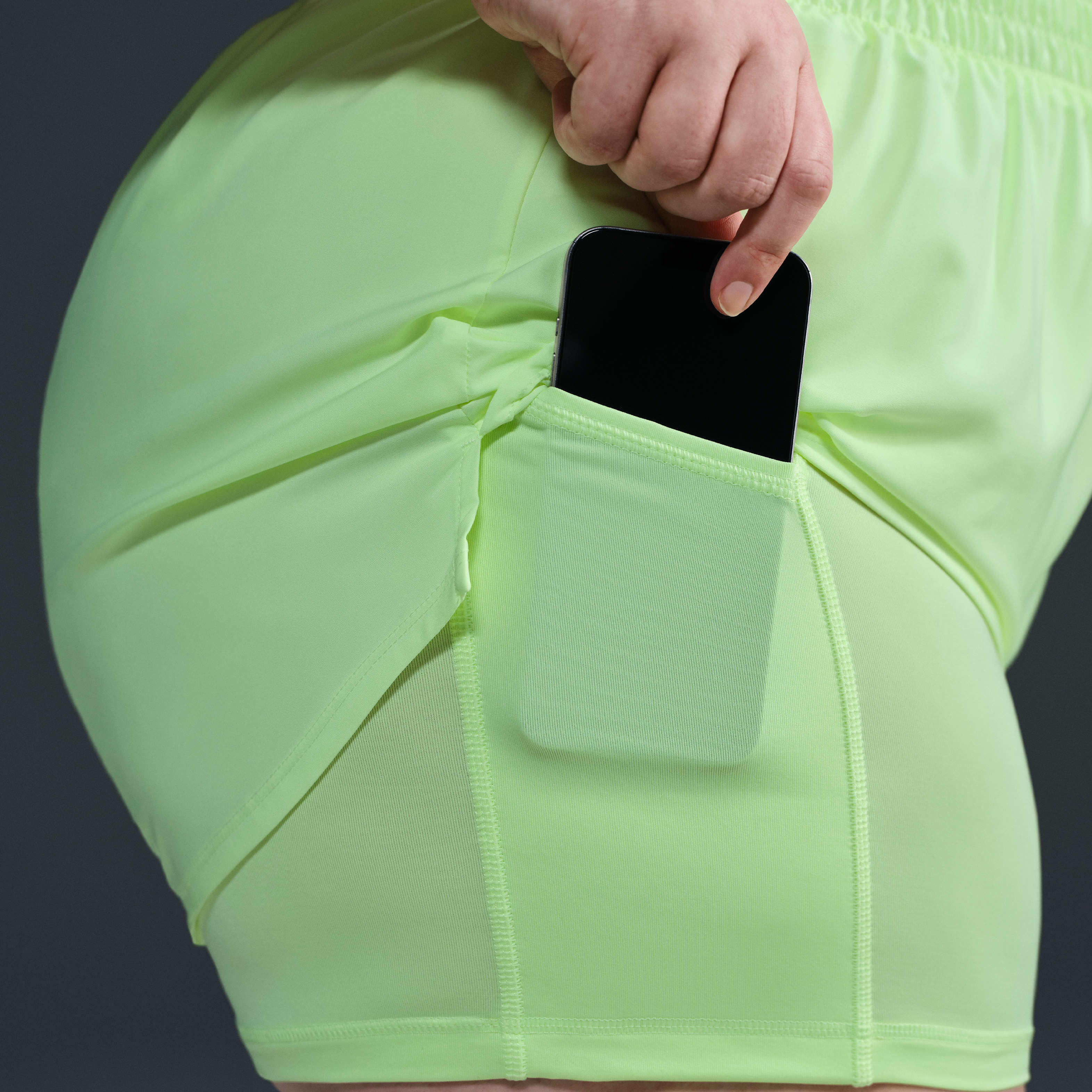 Nike One Women's Dri-FIT High-Waisted 3" 2-in-1 Shorts