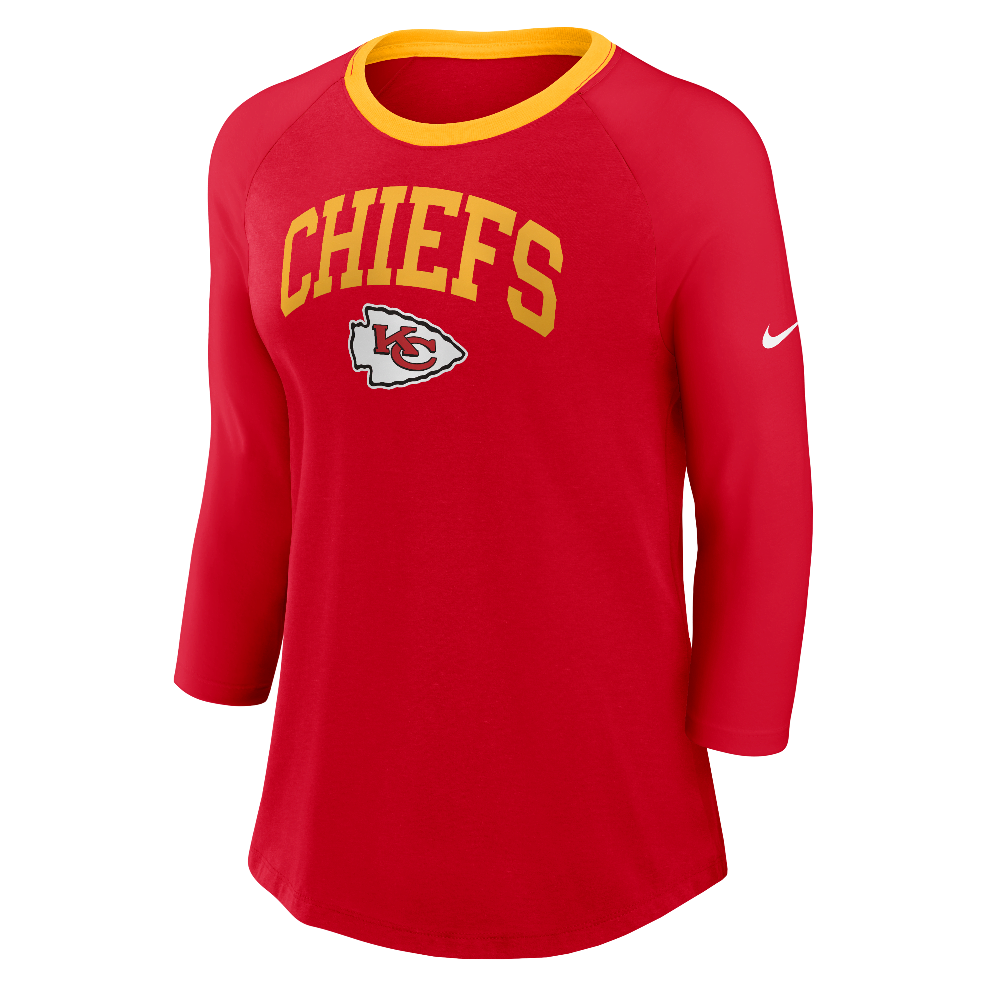 Kansas City Chiefs Women's Nike NFL 3/4-Sleeve T-Shirt