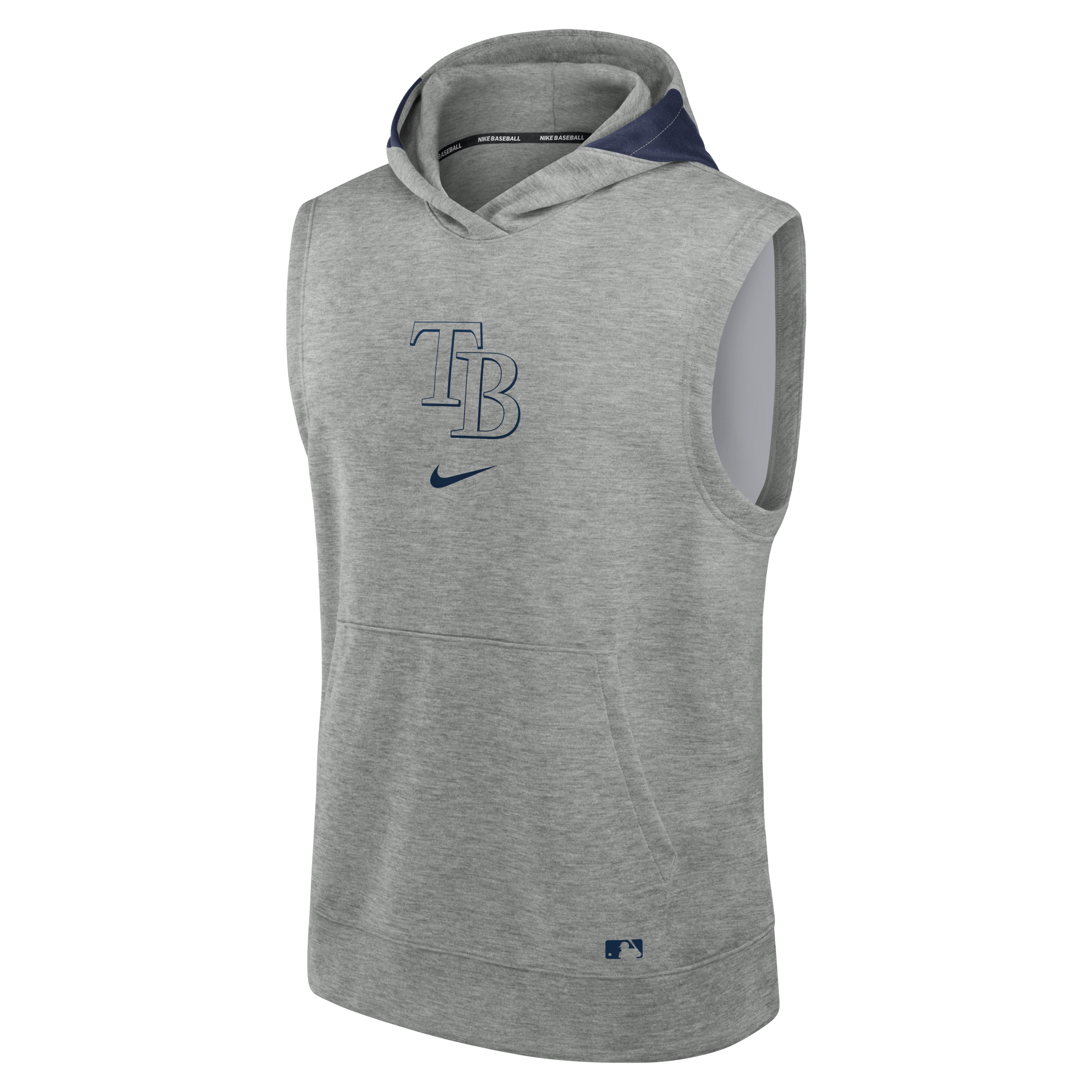 Tampa Bay Rays Authentic Collection Early Work Men’s Nike Dri-FIT MLB Sleeveless Pullover Hoodie