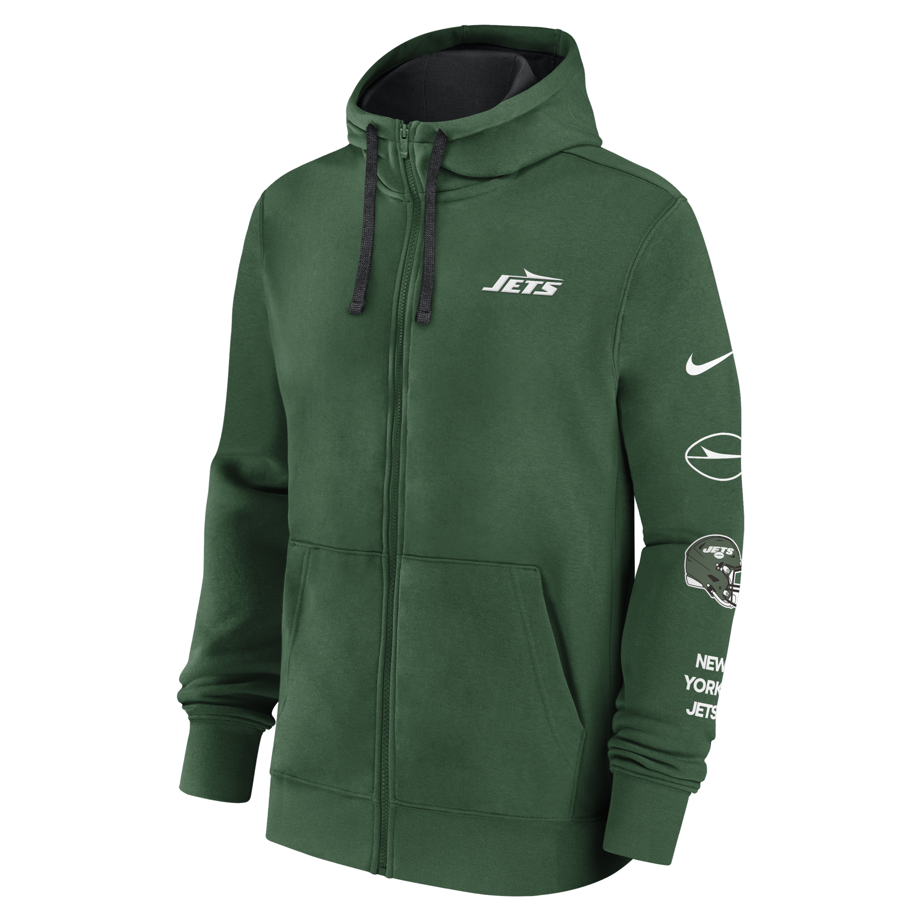 New York Jets Club Men's Nike NFL Full-Zip Hoodie