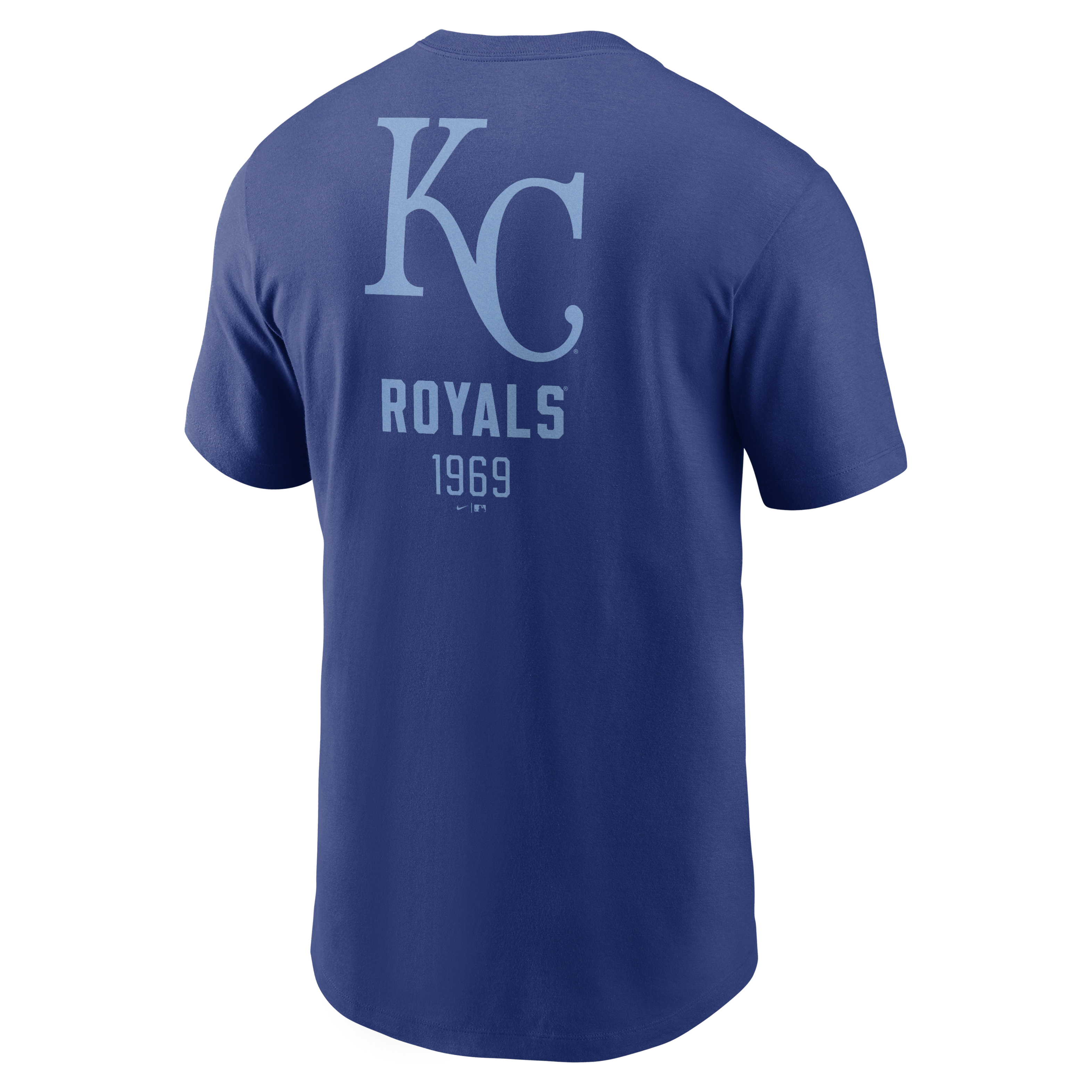 Kansas City Royals Large Logo Back Stack Men's Nike MLB T-Shirt