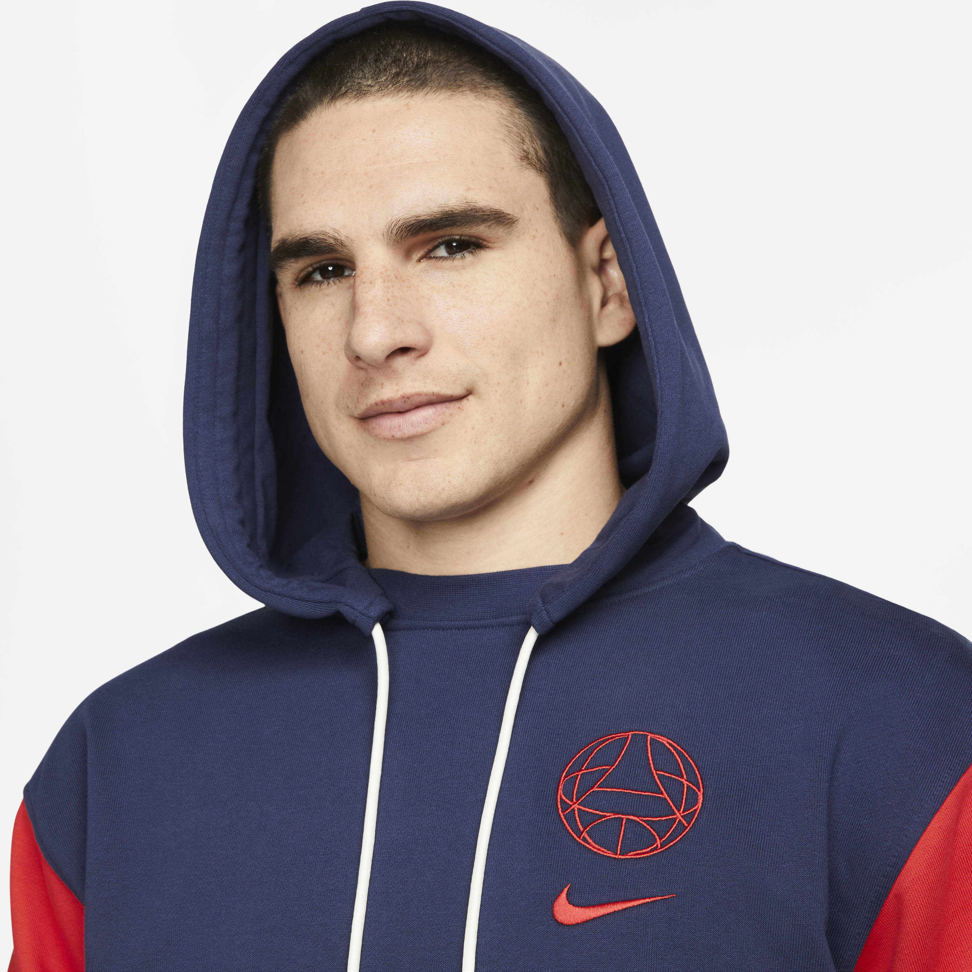 Paris Saint-Germain Standard Issue Men's Nike Soccer Pullover Hoodie