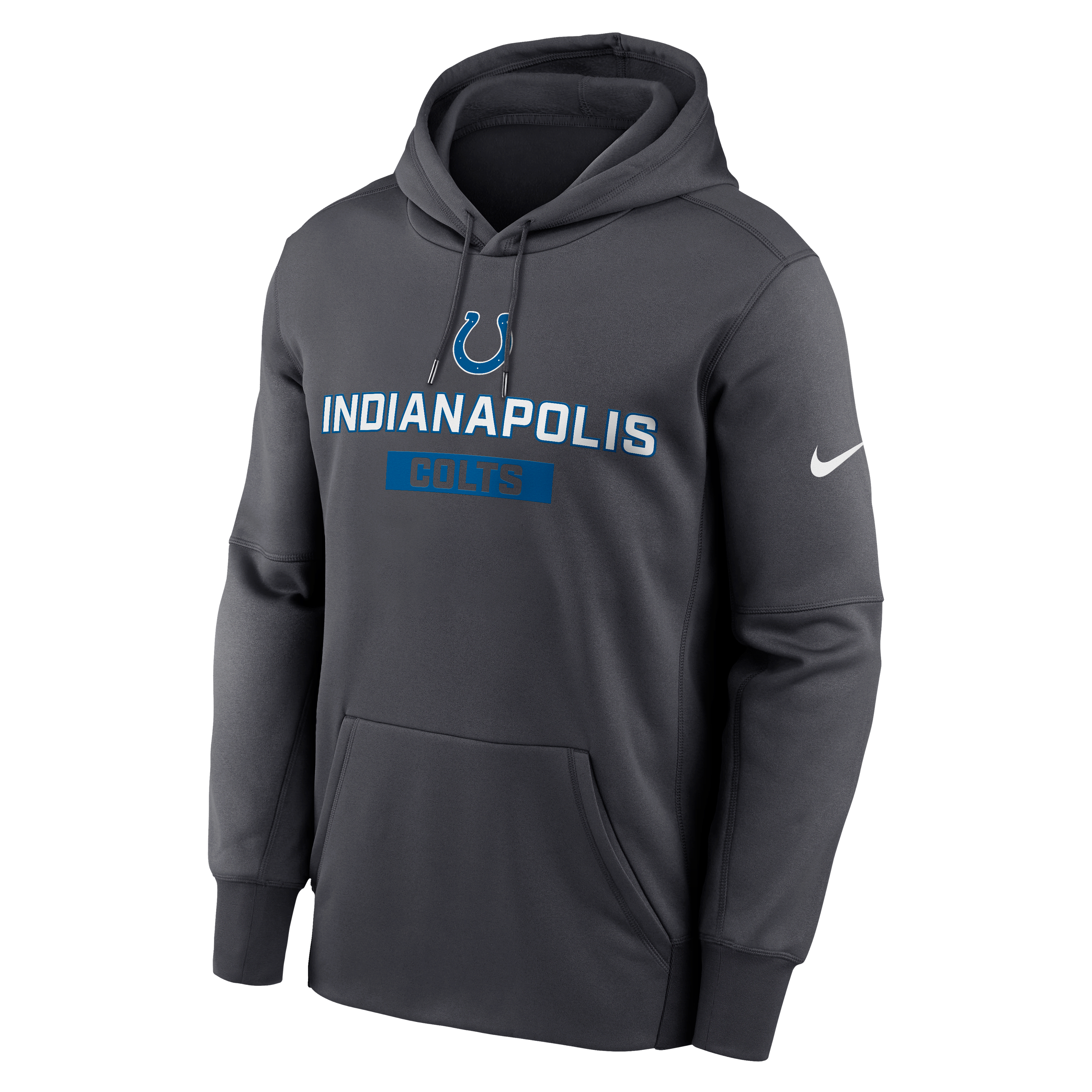 Indianapolis Colts Toss Sweep Men’s Nike Therma NFL Pullover Hoodie