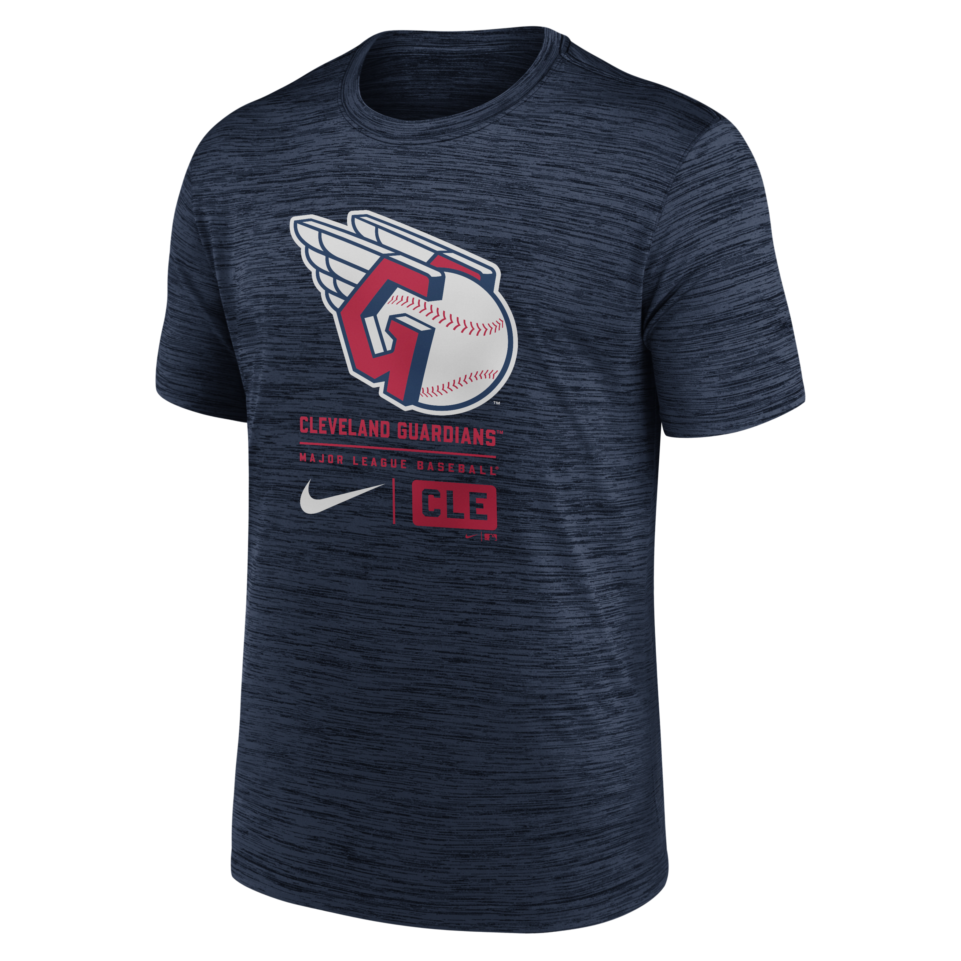 Cleveland Guardians Large Logo Velocity Men's Nike MLB T-Shirt