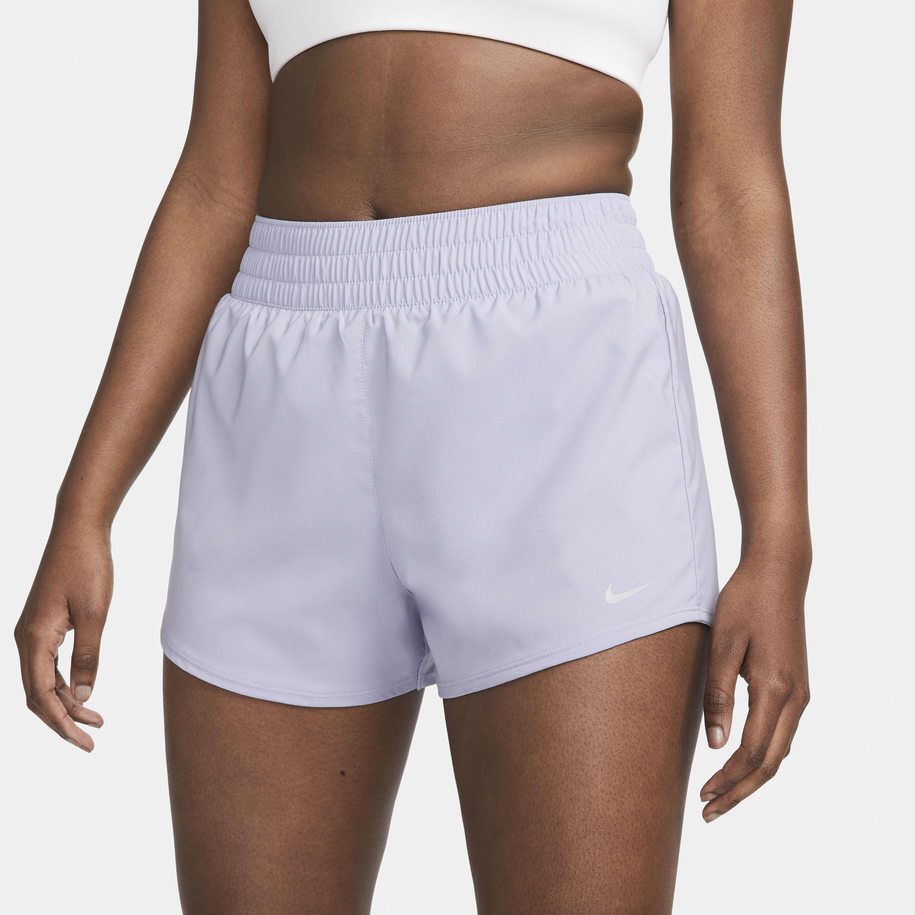 Nike One Women's Dri-FIT High-Waisted 3" Brief-Lined Shorts