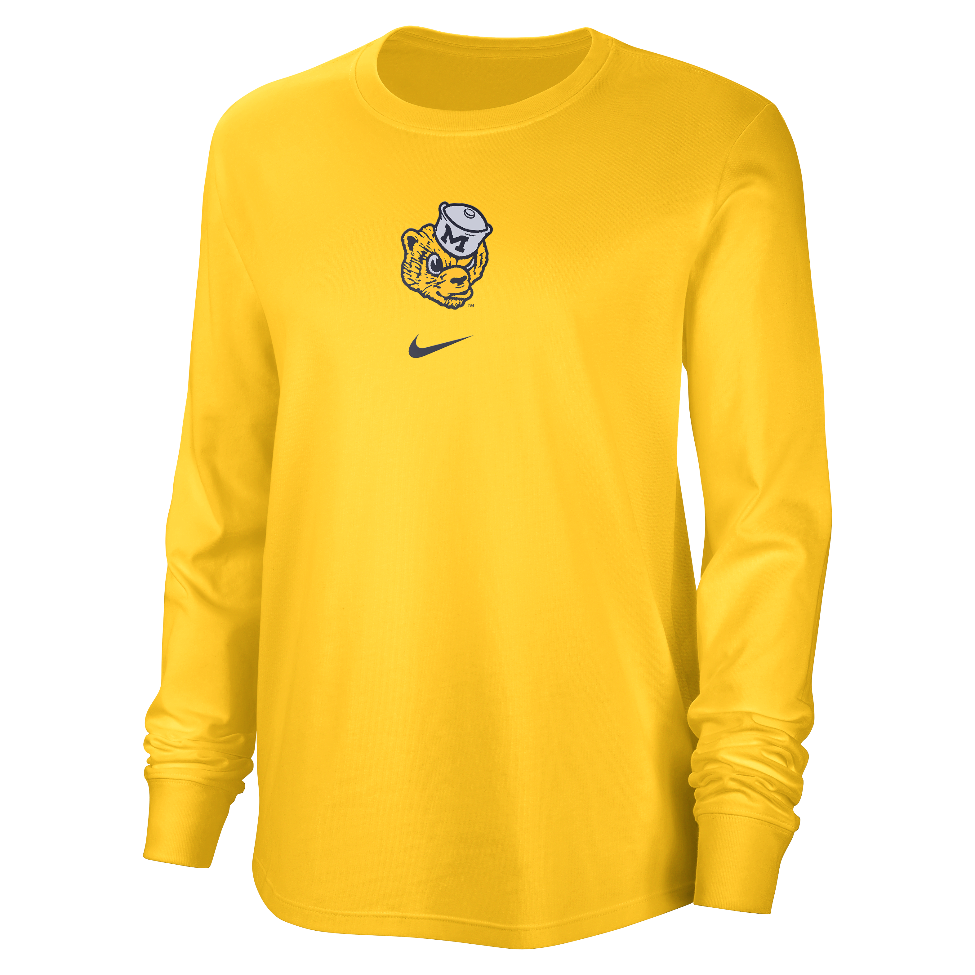 Michigan Women's Nike College Crew-Neck Long-Sleeve T-Shirt