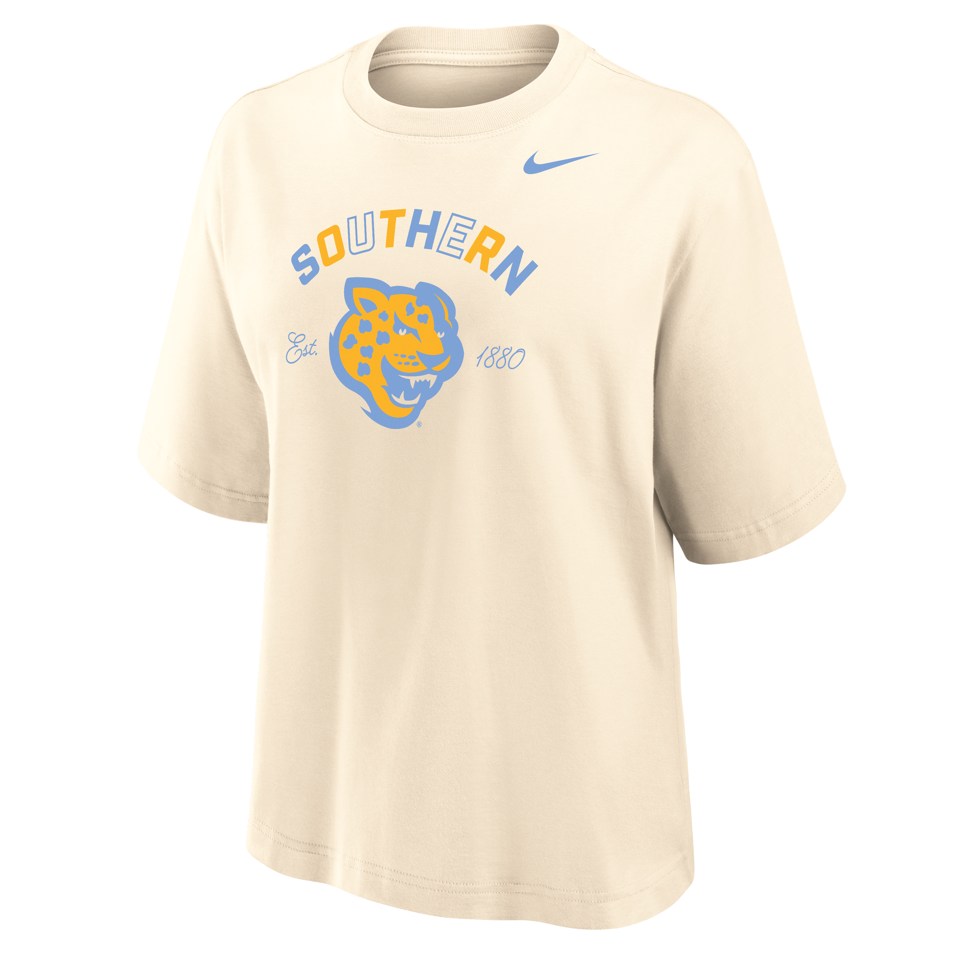 Nike College (Southern University and A&M) Women's Boxy Cotton T-Shirt