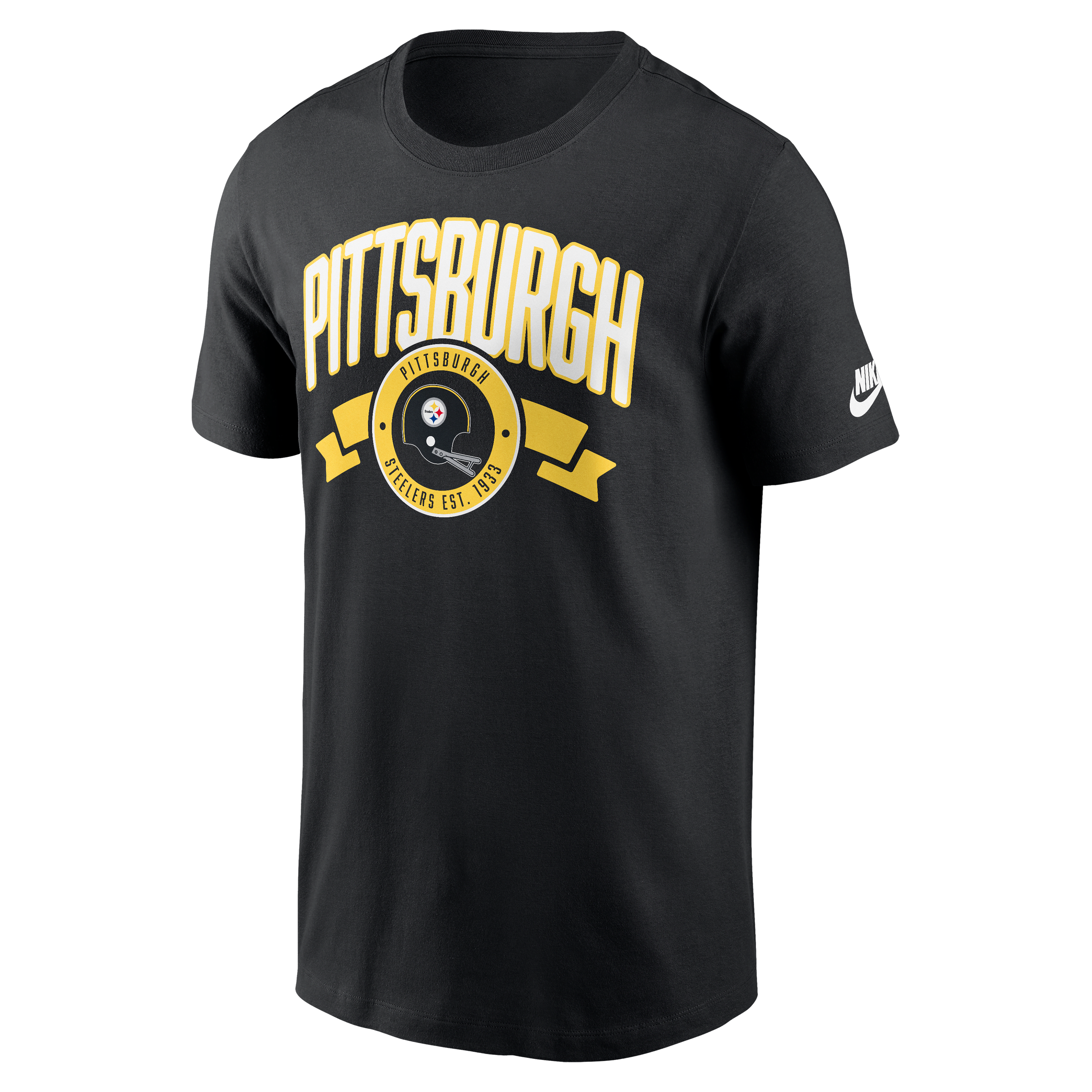 Pittsburgh Steelers Rewind Logo Essential Men's Nike NFL T-Shirt