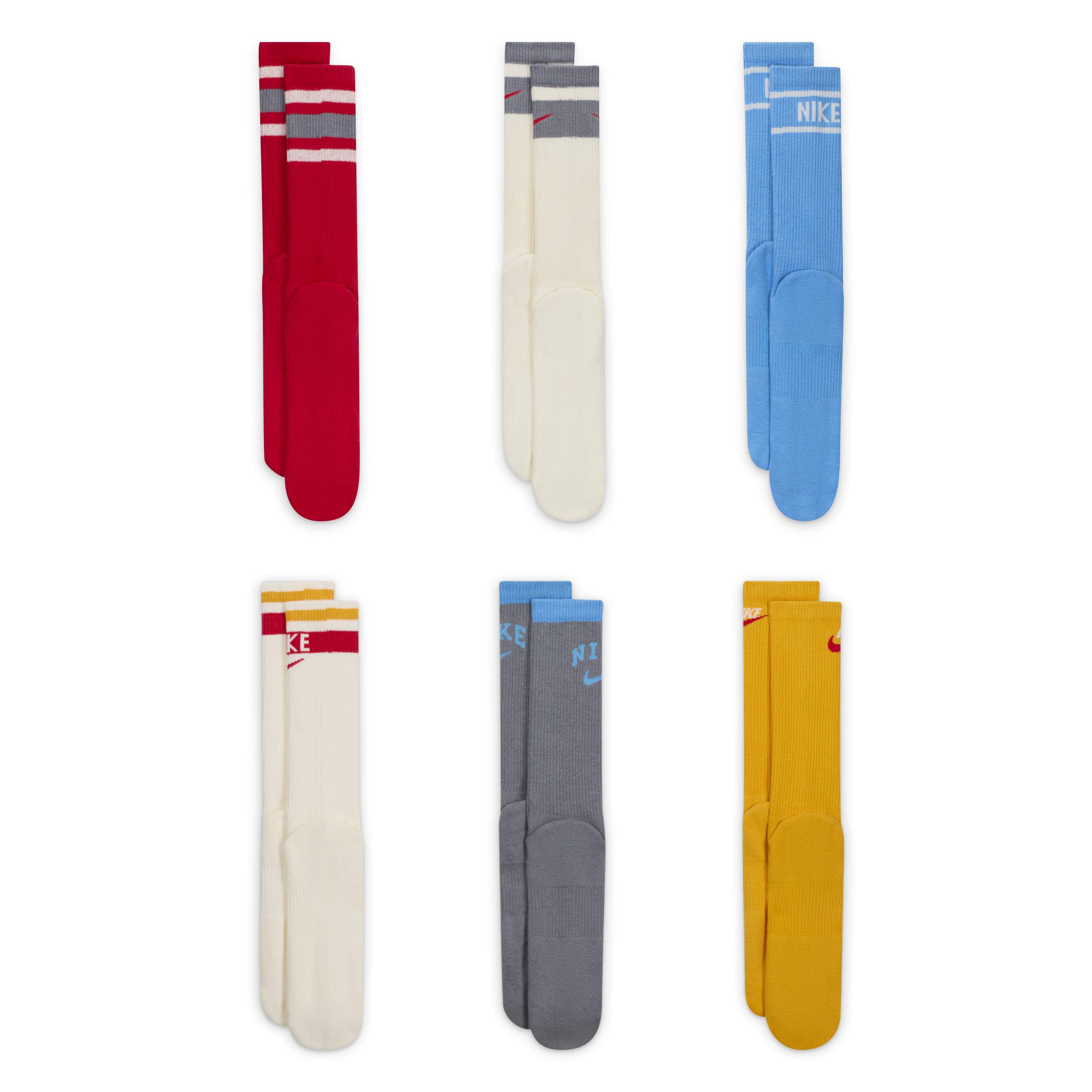 Nike Everyday Plus Cushioned Crew Socks (6 Pairs)