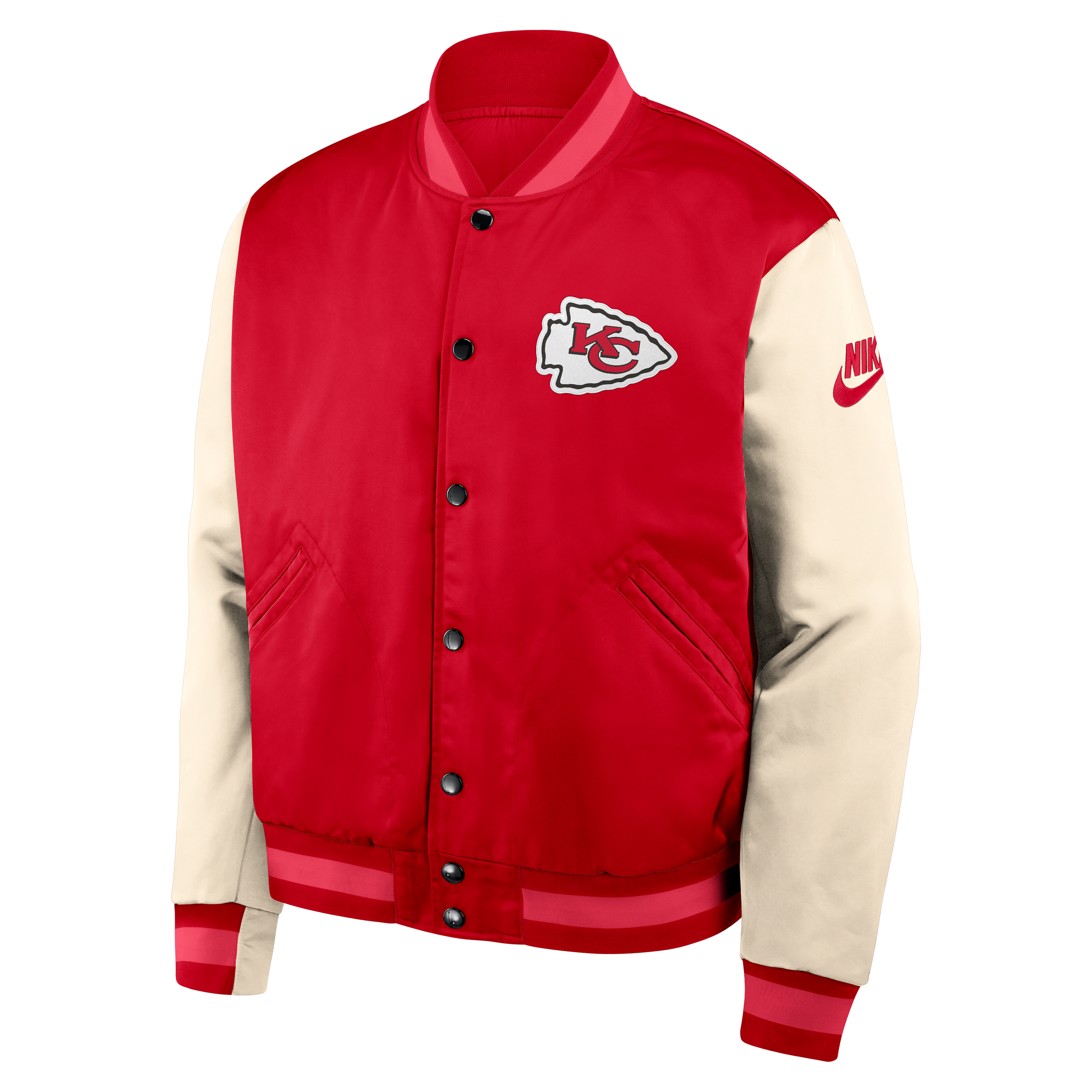 Kansas City Chiefs Rewind Legacy Men's Nike NFL Full-Snap Bomber Jacket