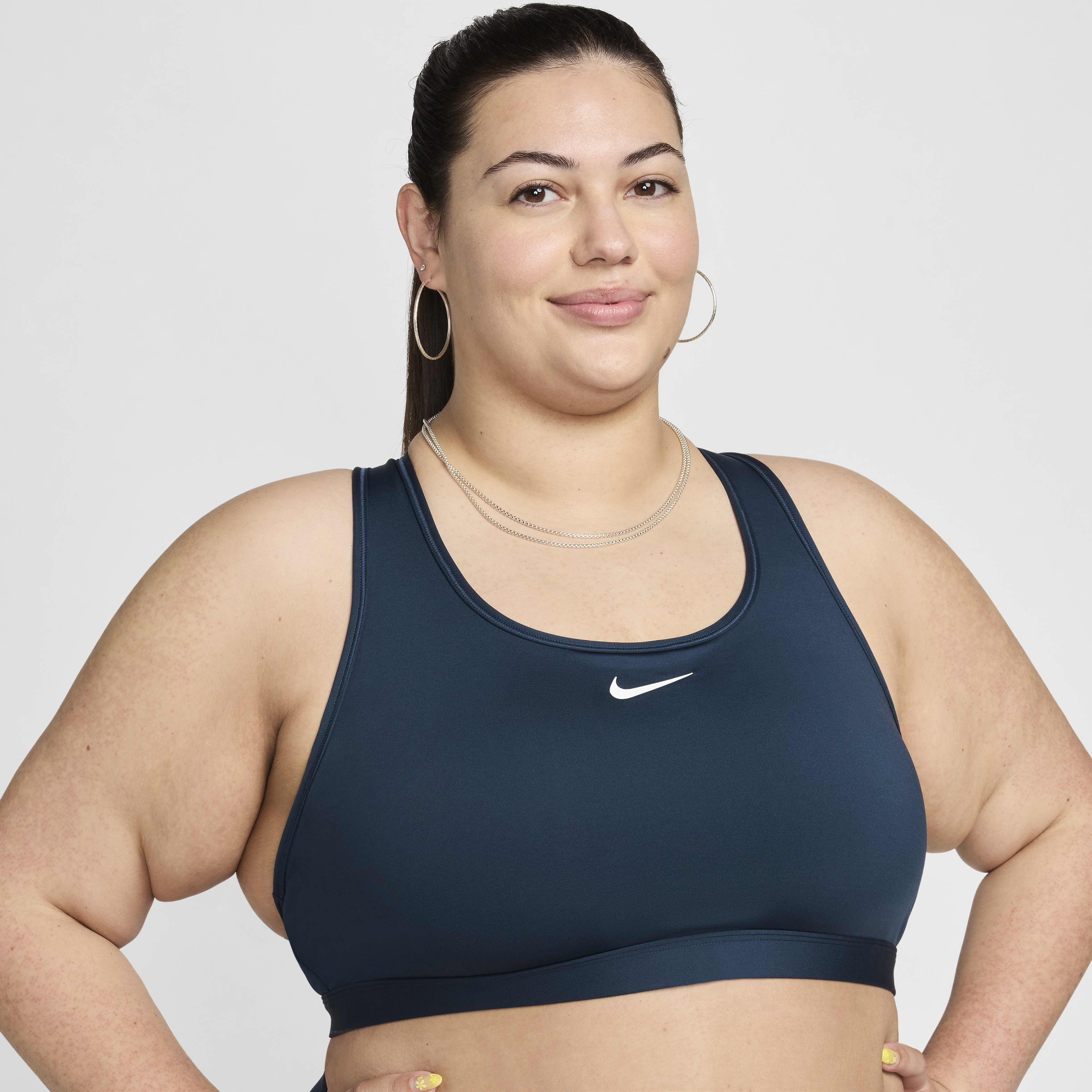 Nike Swoosh Medium Support Women's Padded Sports Bra (Plus Size)