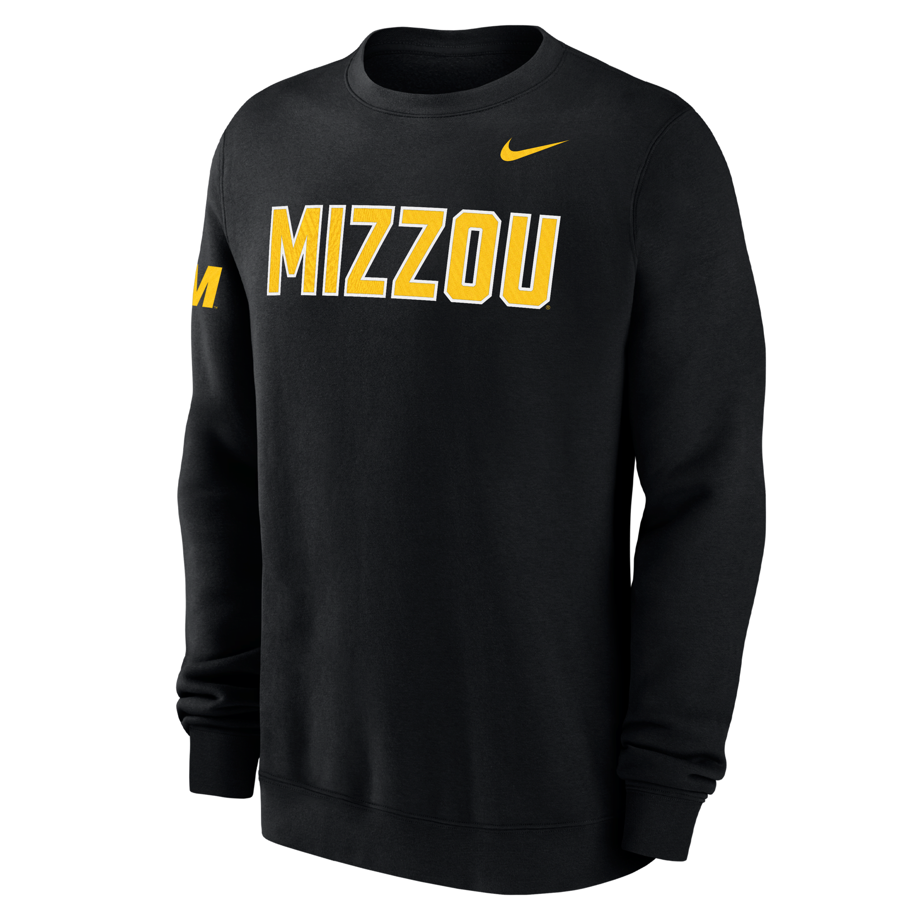 Missouri Club Fleece Men's Nike College Crew-Neck Sweatshirt