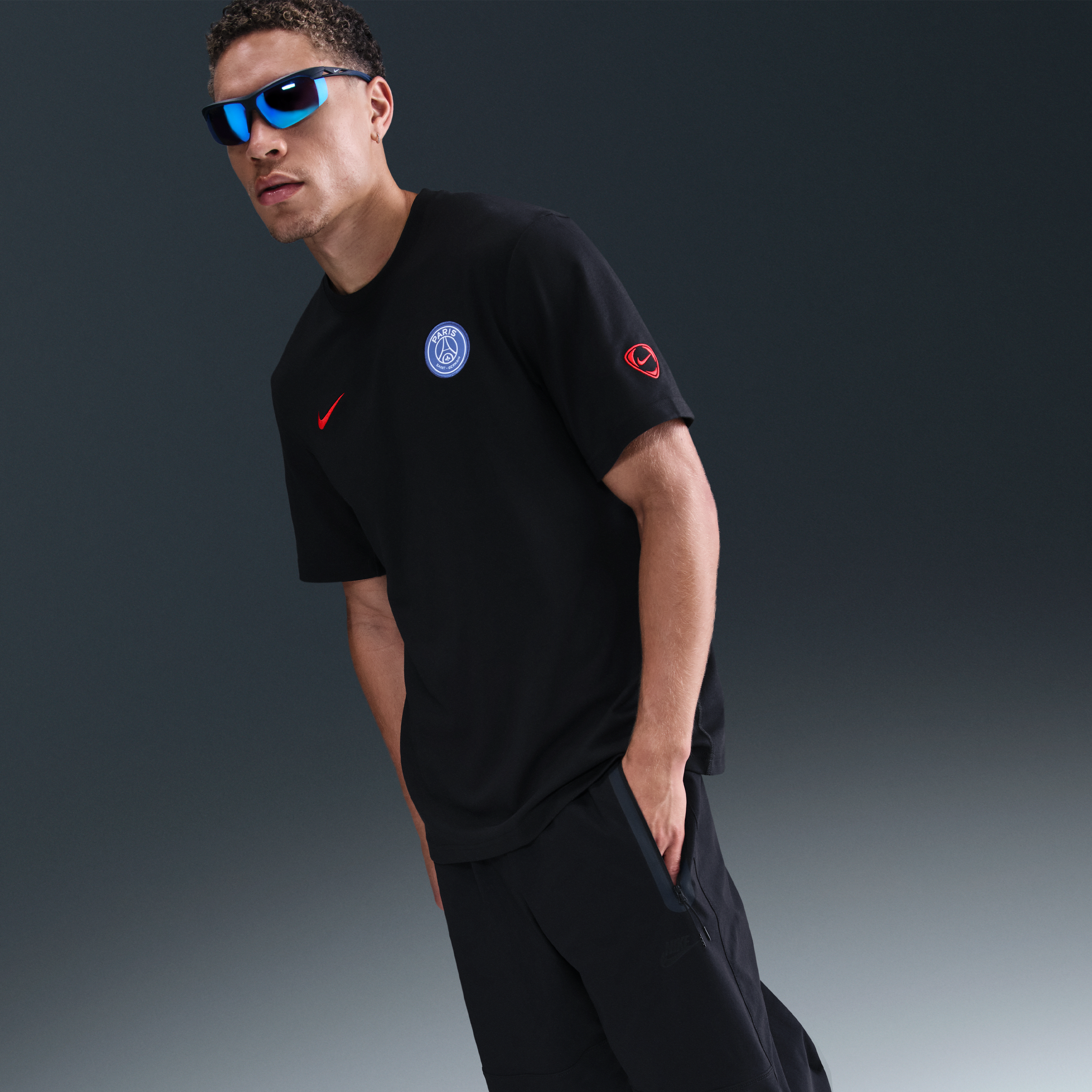 Paris Saint-Germain Primary Third Men's Nike Dri-FIT Total 90 Soccer Short-Sleeve Top