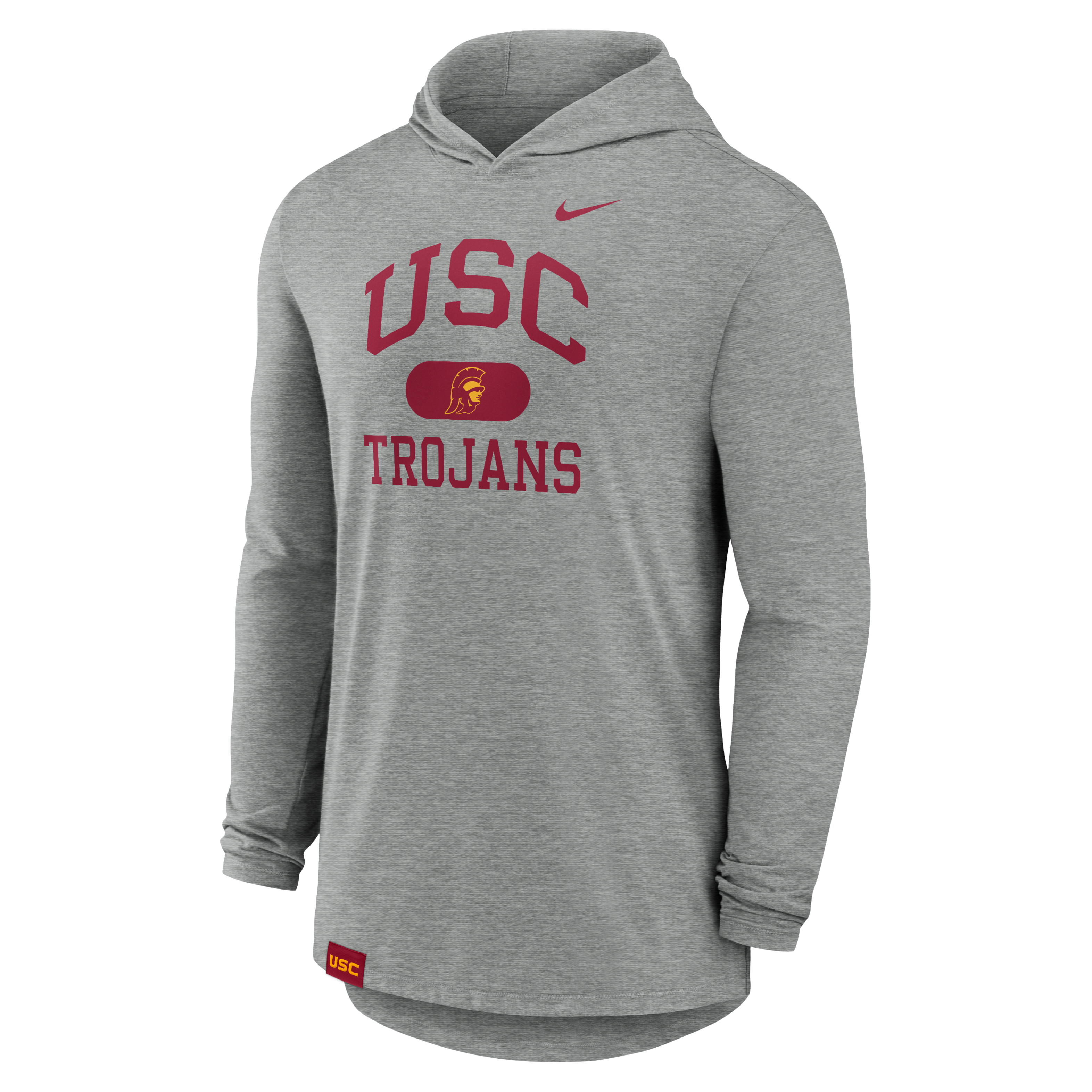 USC Trojans Blitz Men's Nike Dri-FIT College Long-Sleeve Hooded T-Shirt