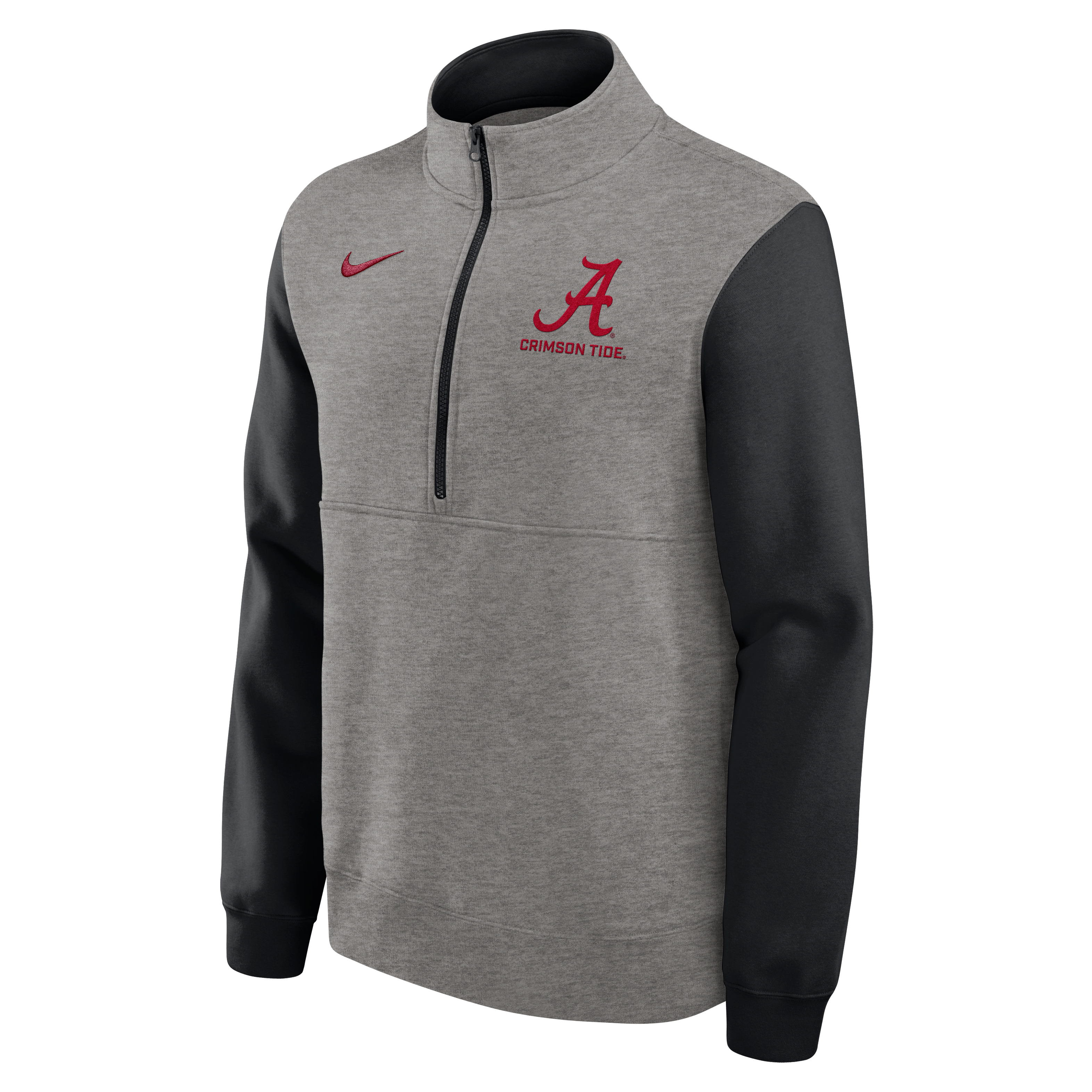 Alabama Club Men's Nike College 1/2-Zip Crew