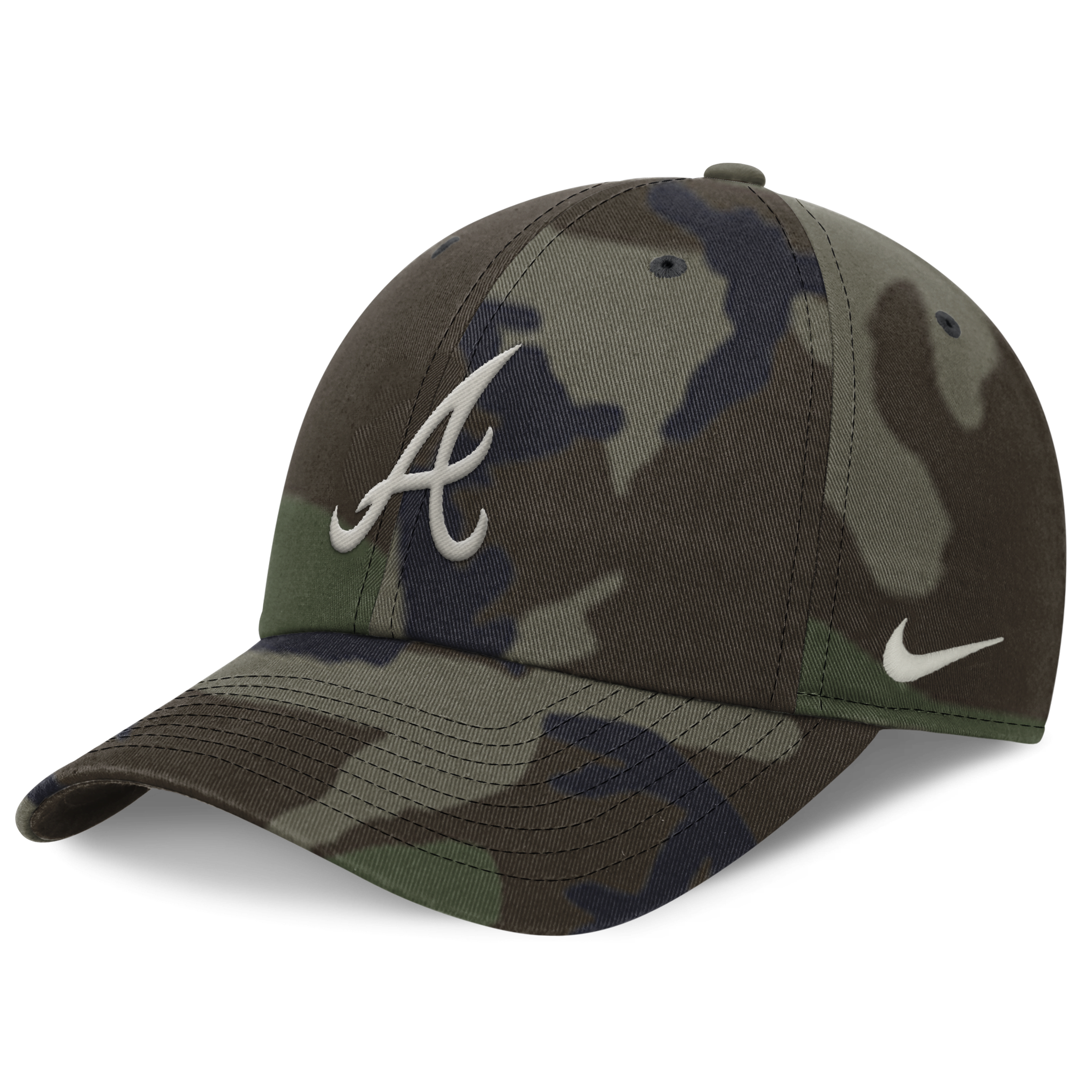 Atlanta Braves Camo Club Men's Nike MLB Adjustable Hat