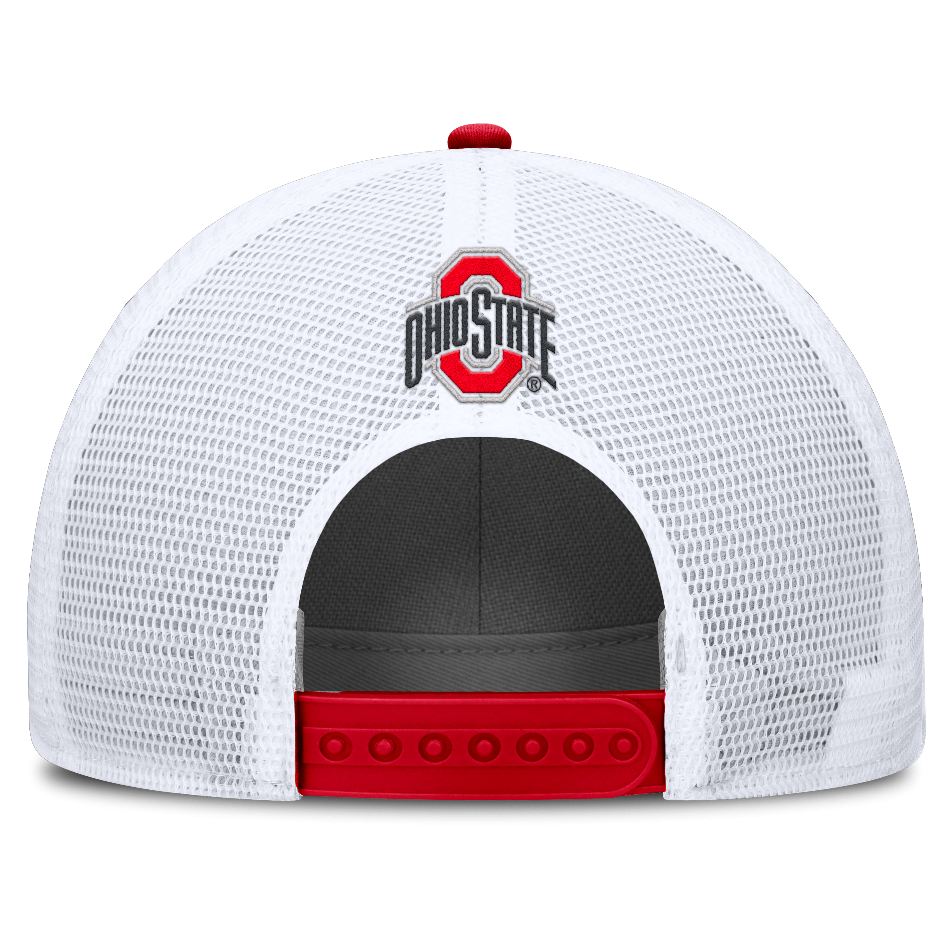 Ohio State On-Field Rise Men's Nike College Trucker Adjustable Hat