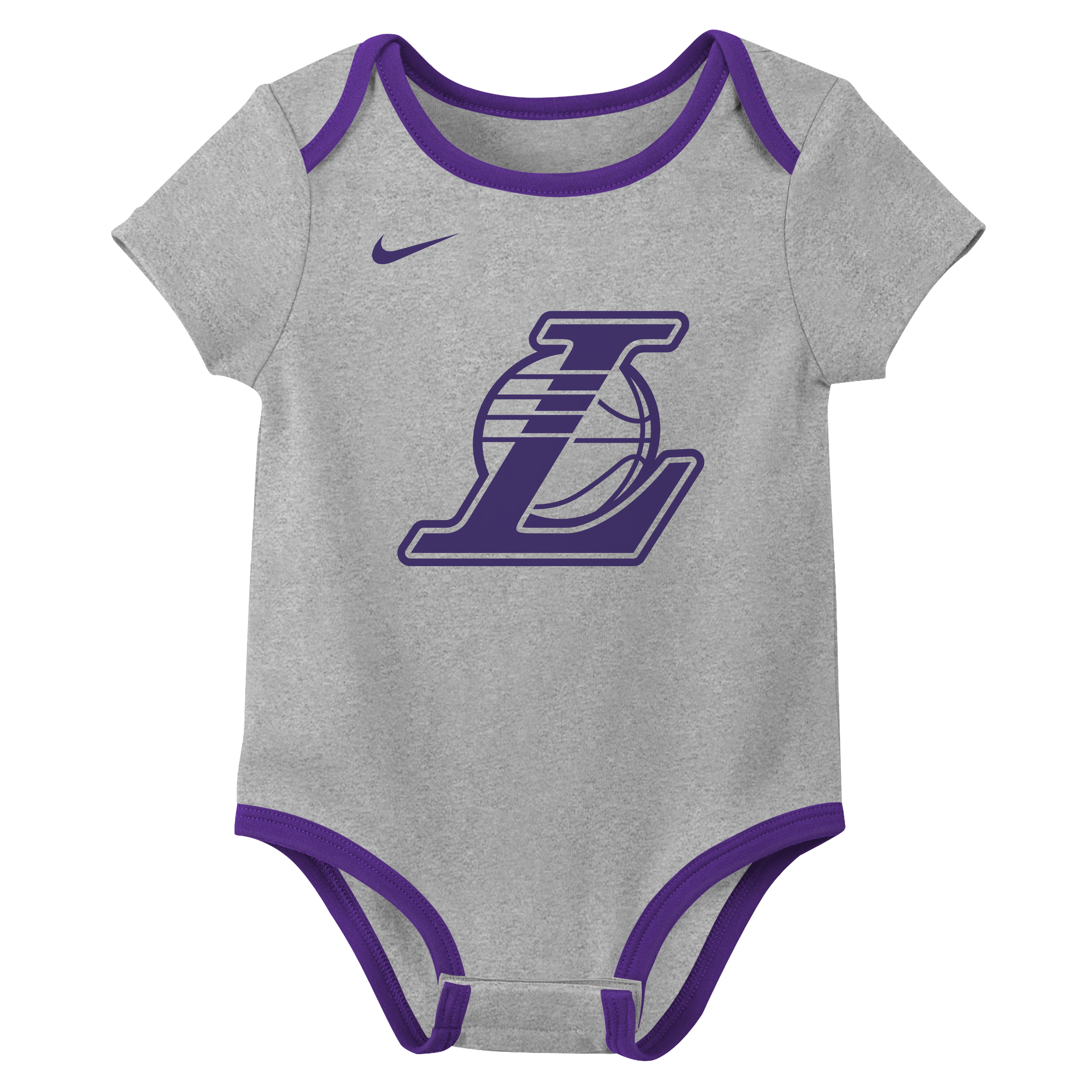 Nike "Los Angeles Lakers" Baby (0-3M) NBA Bodysuit (2-Pack)