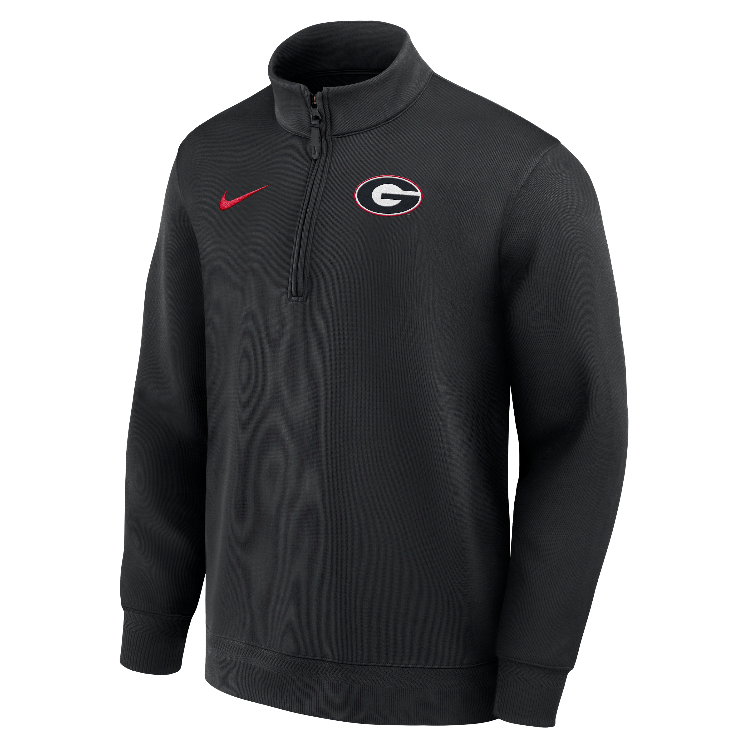 Georgia Coaches Men's Nike Dri-FIT College Long-Sleeve 1/2-Zip Top