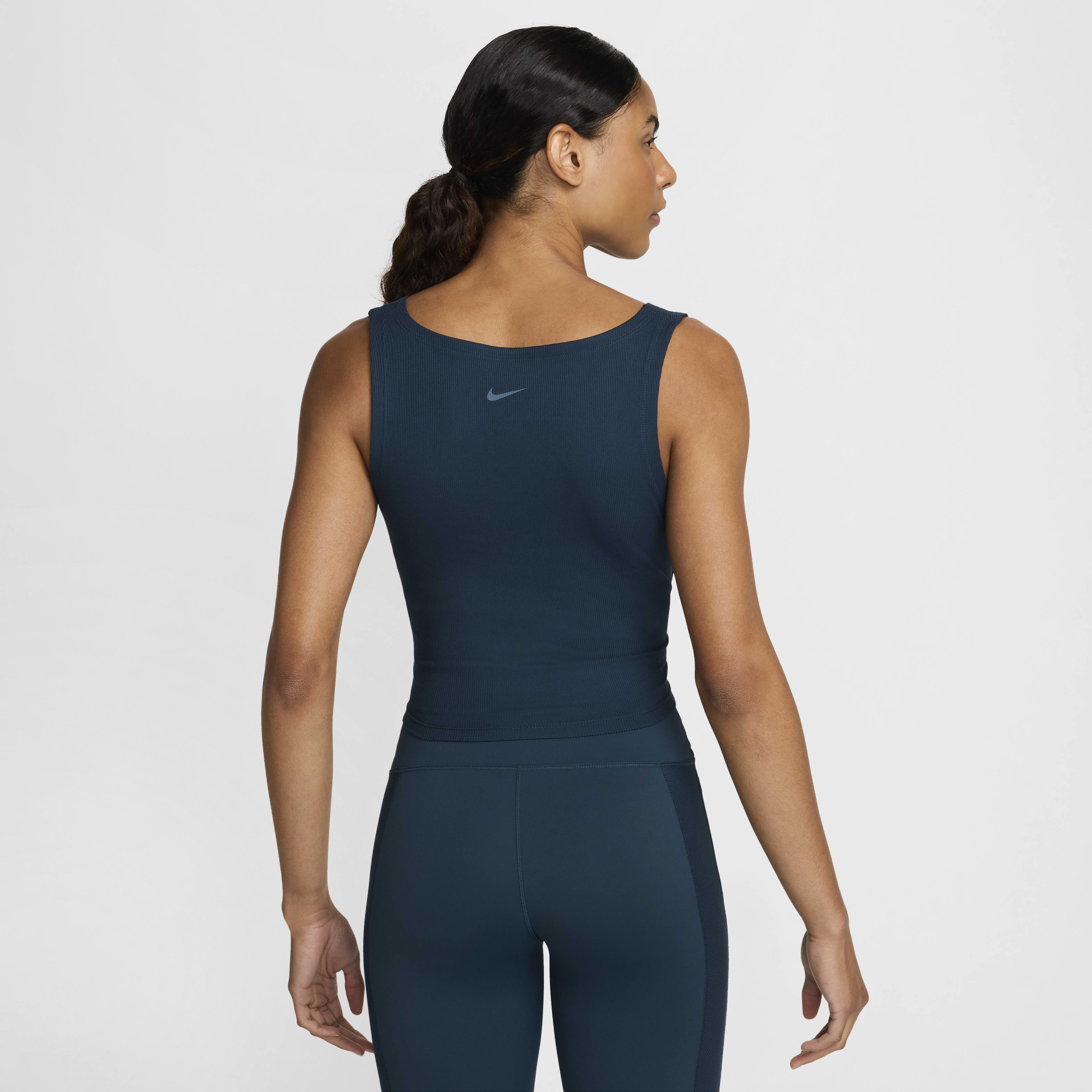 Nike One Fitted Rib Women's Dri-FIT Cropped Tank Top | King's Cross