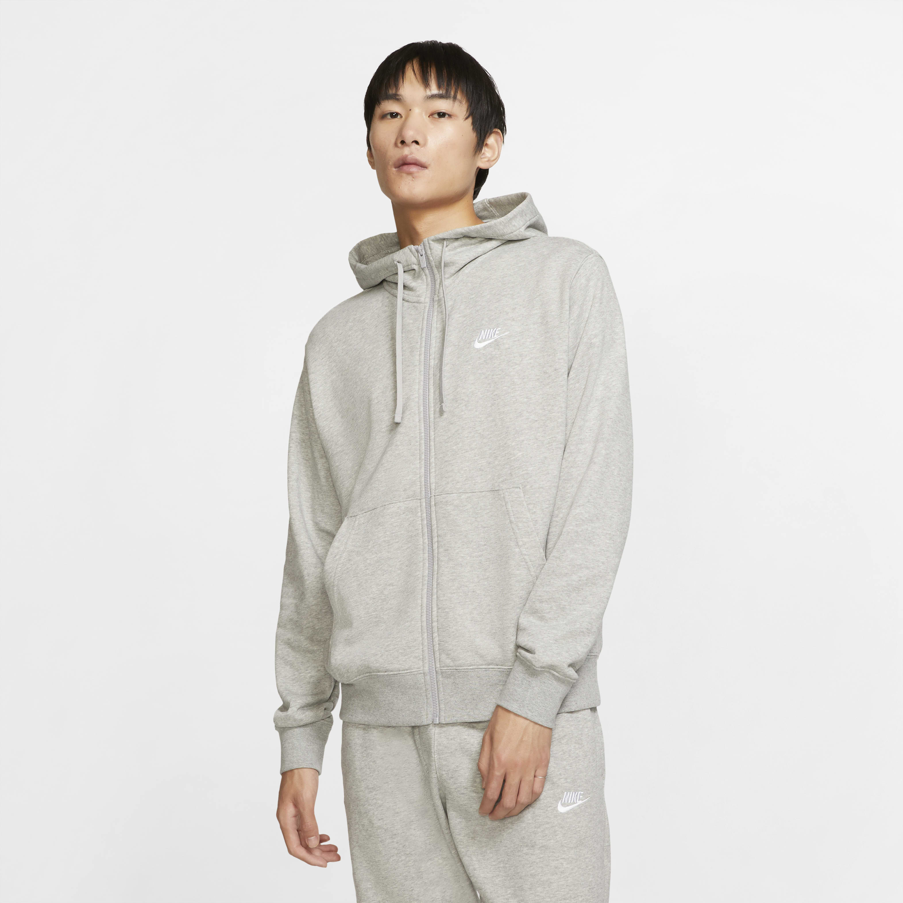 Hoodie com fecho completo Nike Sportswear Club para homem