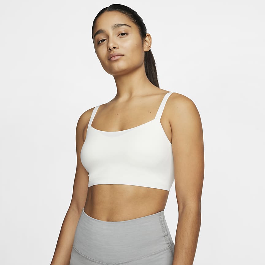 nike indy bra white