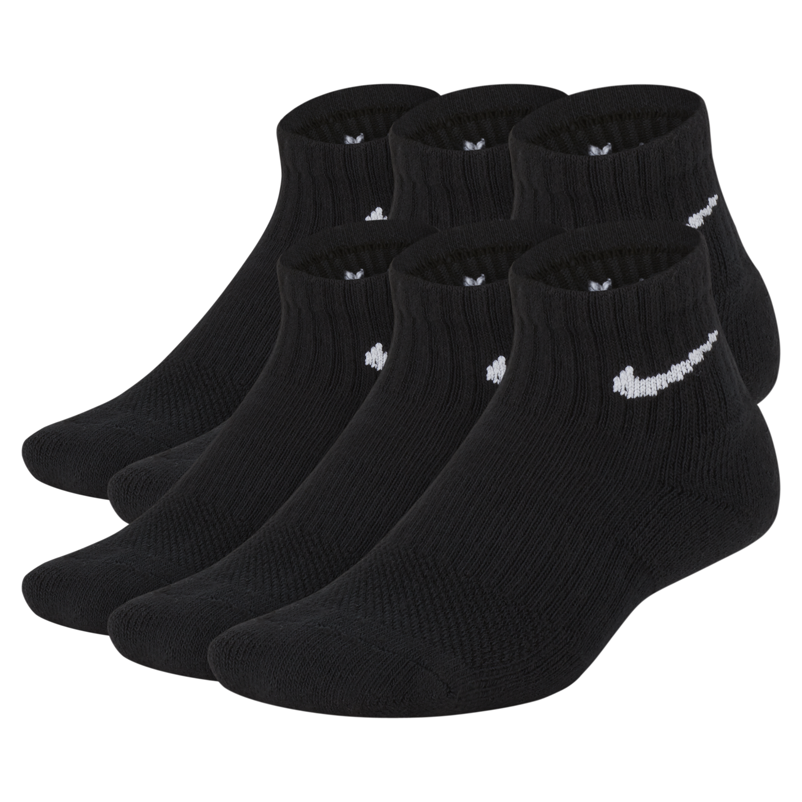 Nike Everyday Kids' Cushioned Ankle Socks (6 Pairs)