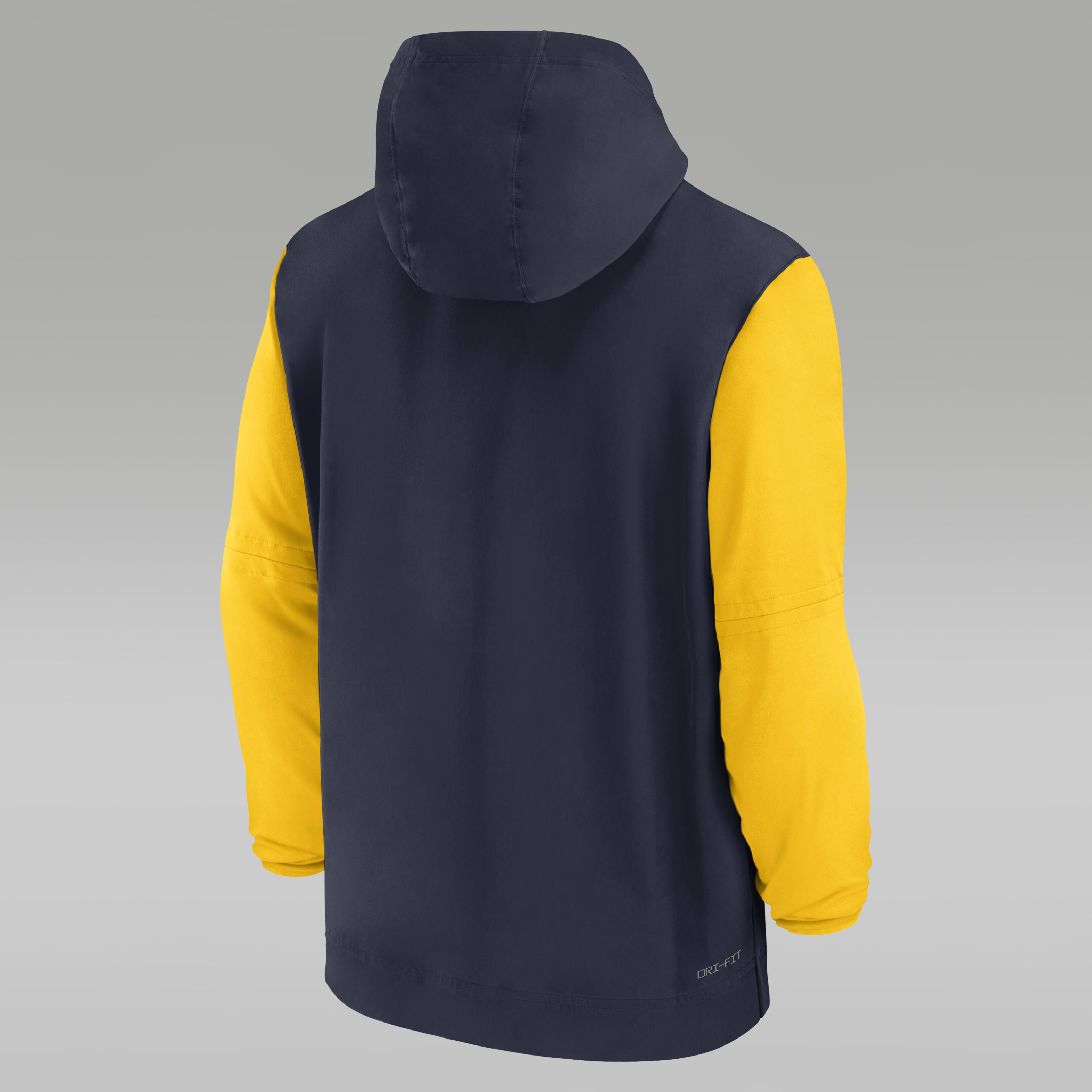 Michigan Wolverines Sideline Pre-Game Player Men's Nike College 1/2-Zip Hooded Jacket